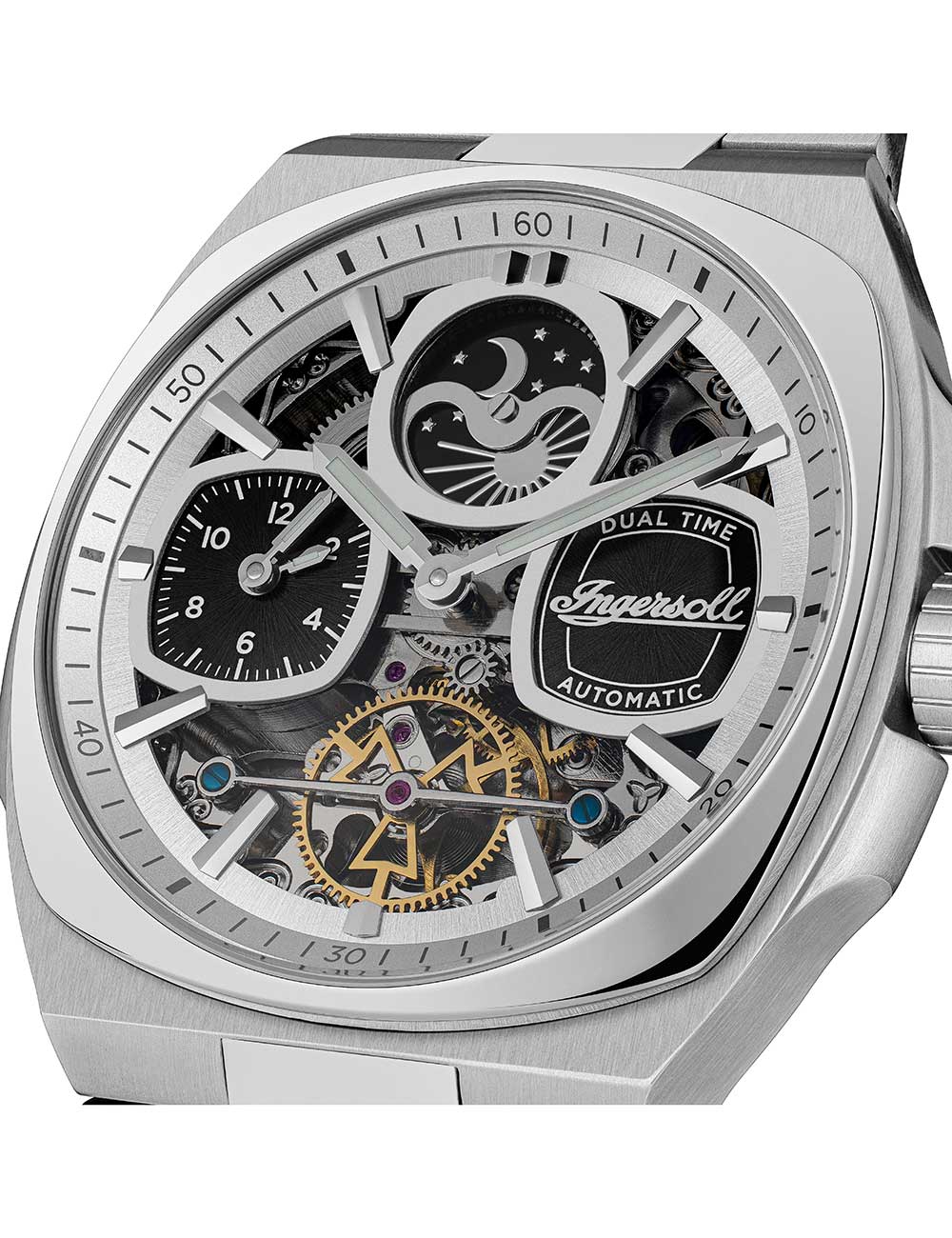 Ingersoll I15802 men's watch The Spirit Automatic 47mm 5ATM