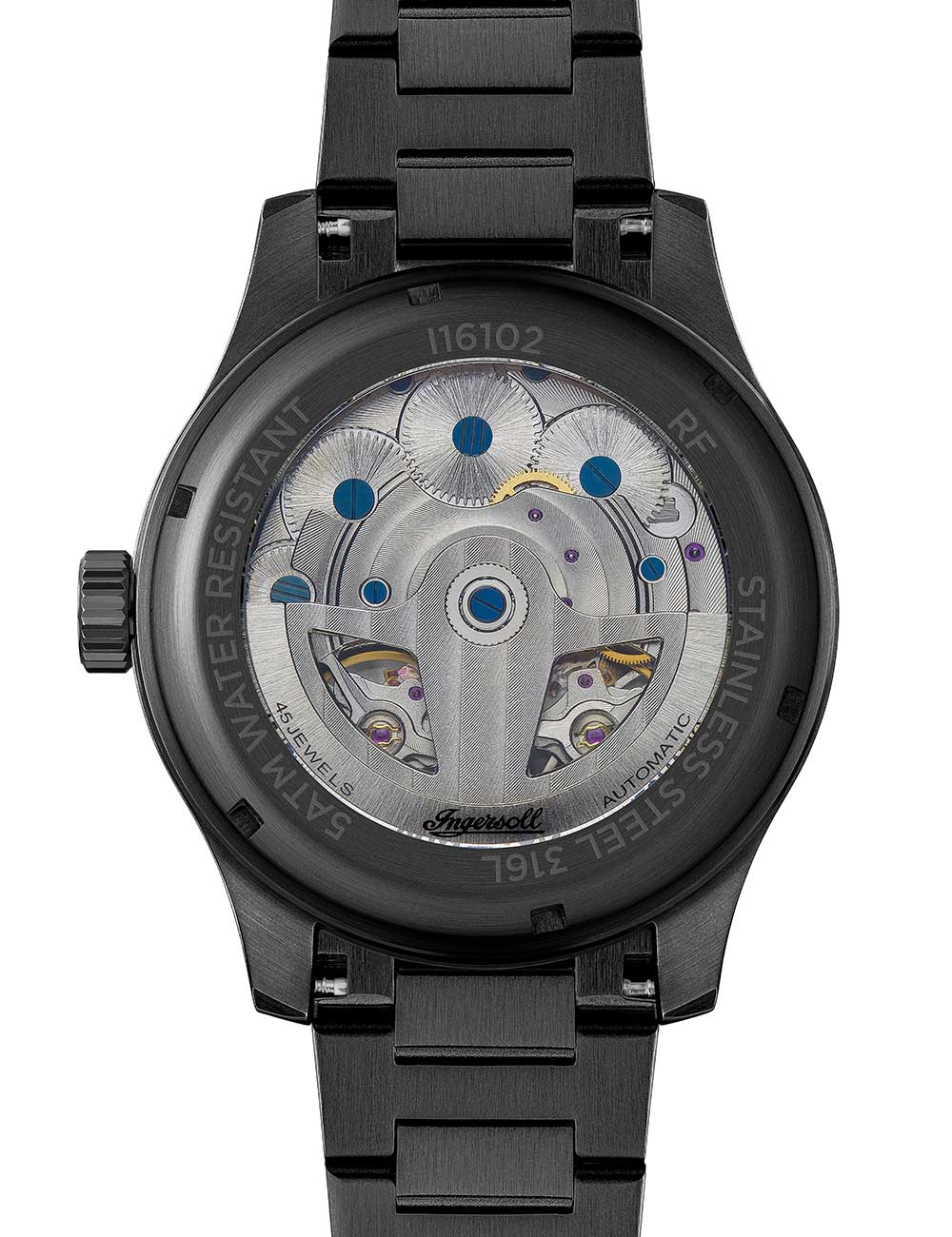 Ingersoll I16102 men's watch The Naismith Automatic 46mm 5ATM