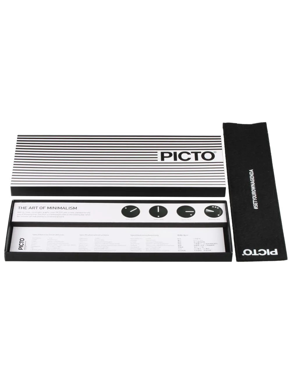 PICTO 34064-0814 women's watch White 34mm 5ATM