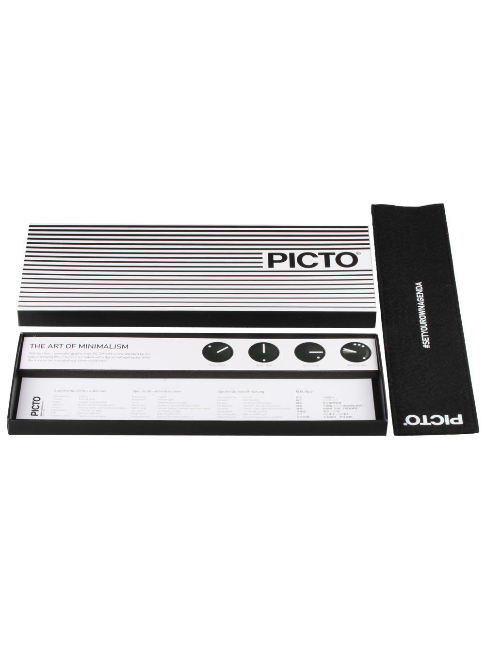 PICTO 43363-0212S women's watch White and Wild 30mm 5ATM