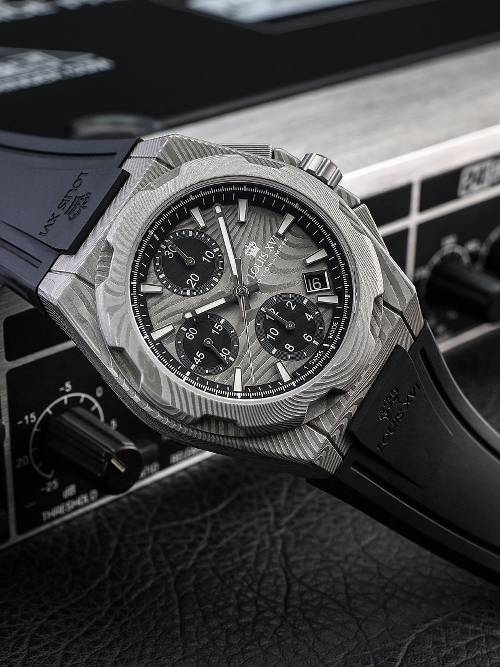 Louis XVI LXVI1201 La Vauguyon Chronograph Automatic men's watch 41mm 5ATM
