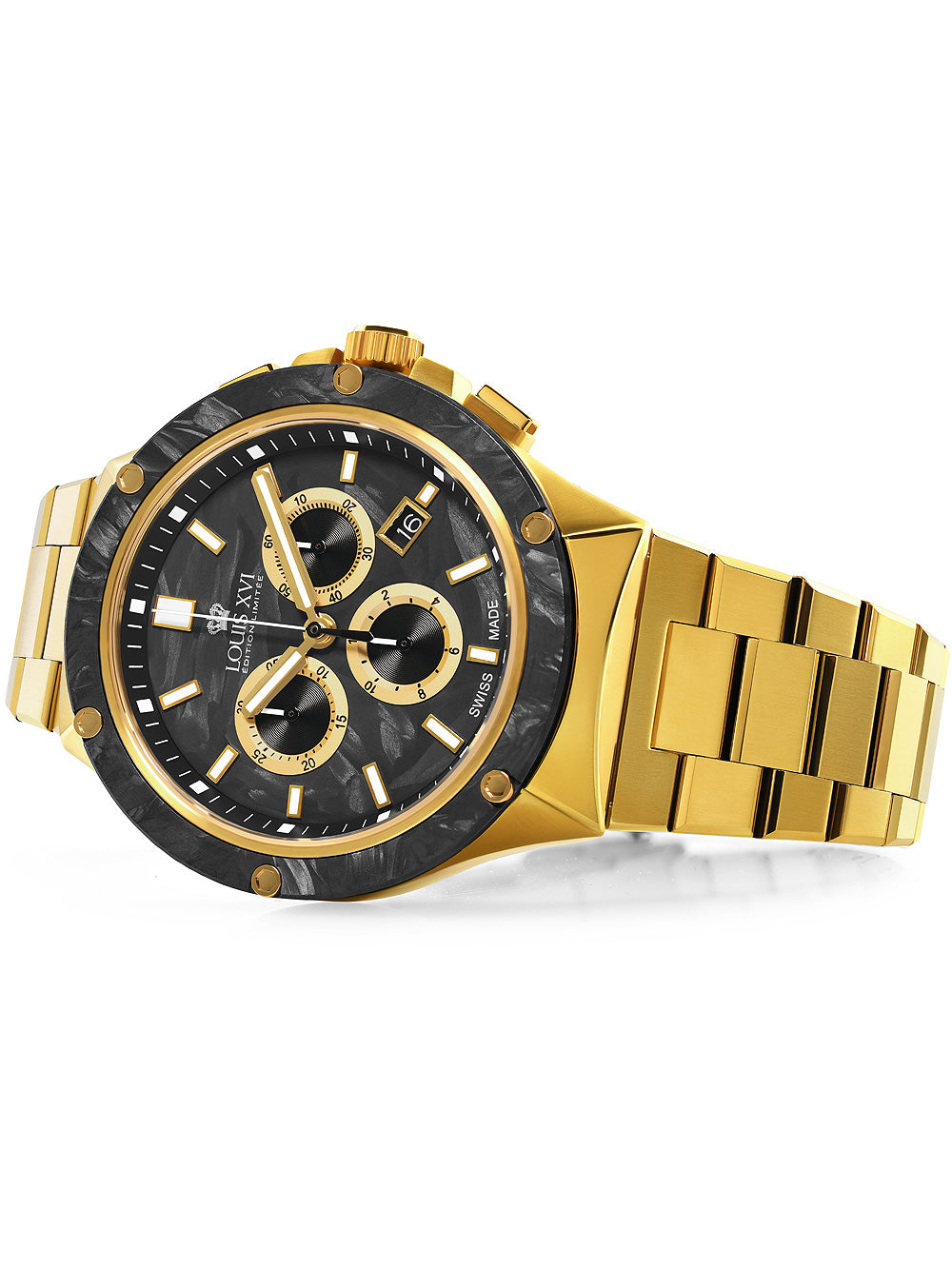 Louis XVI LXVI1211 Le Monarque Chronograph men's watch 42mm 5ATM