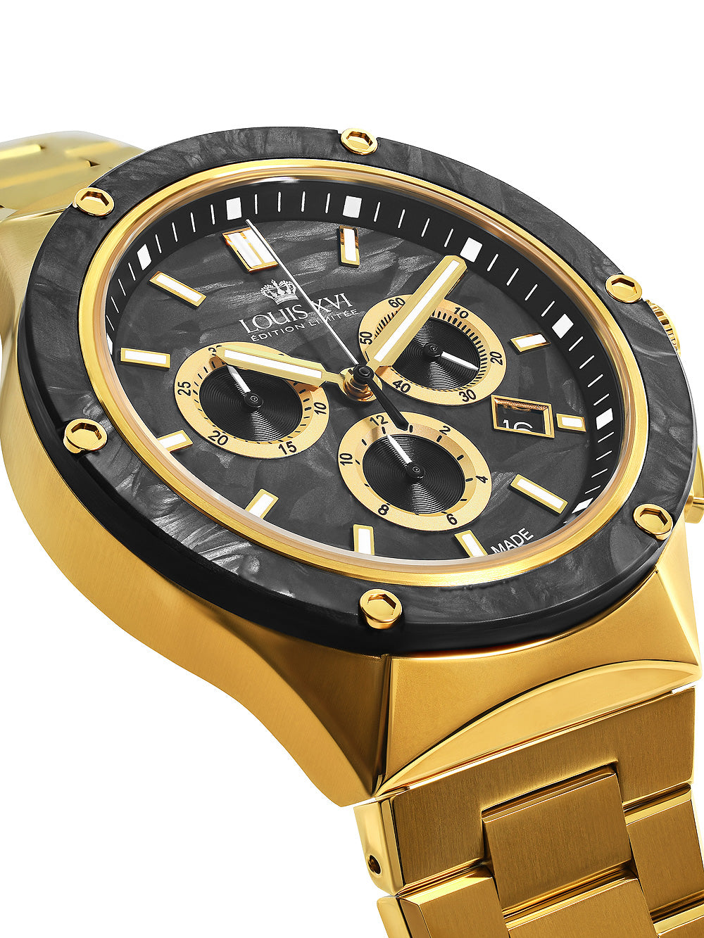 Louis XVI LXVI1211 Le Monarque Chronograph men's watch 42mm 5ATM