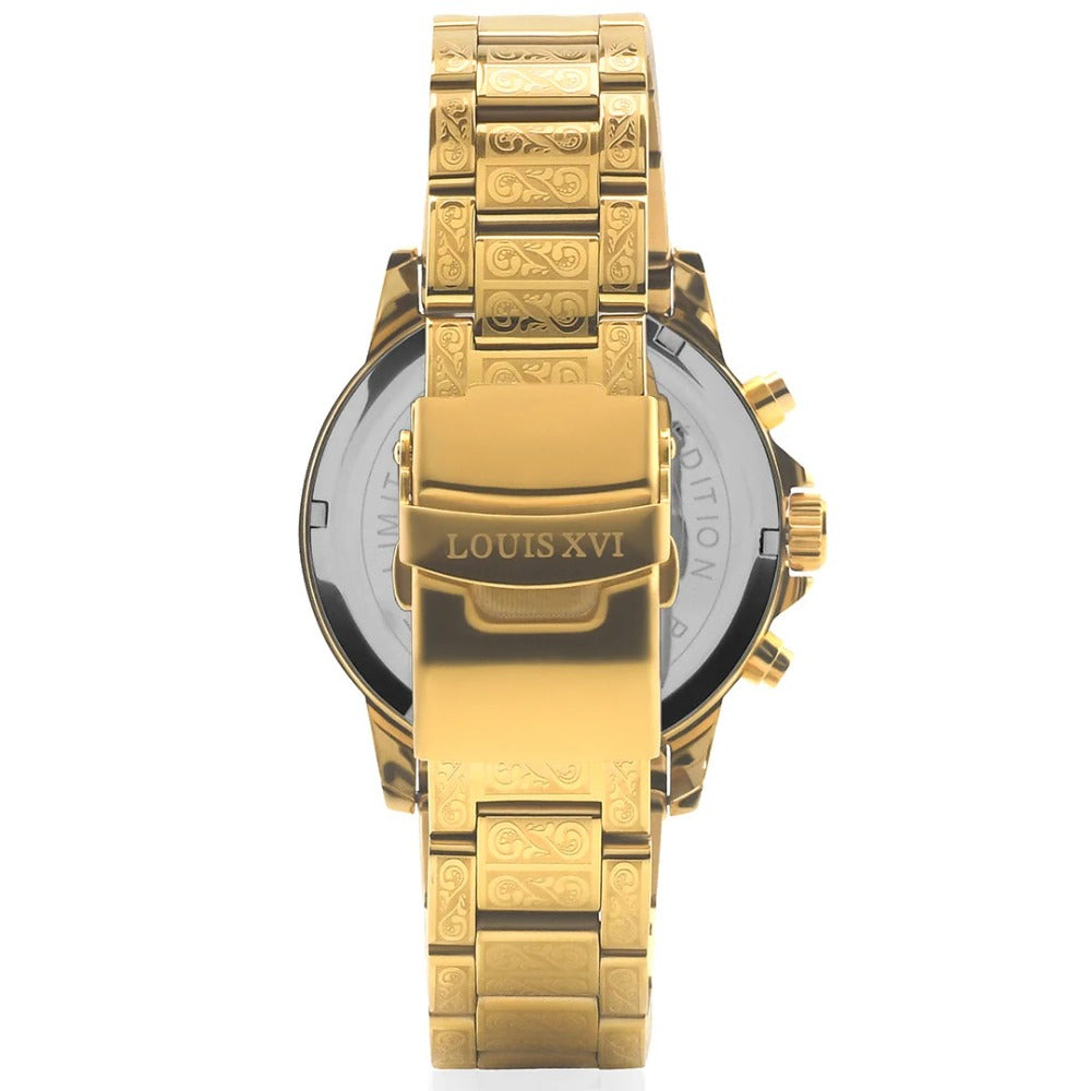 Louis XVI LXVI1094 Palais Royale Arabic Chronograph men's watch 43mm 10ATM