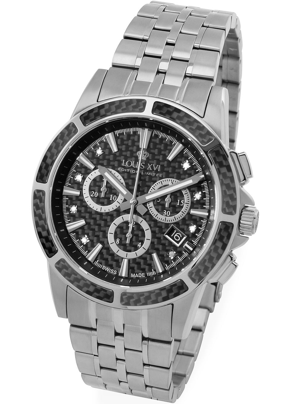 Louis XVI LXVI1101 Majeste Chronograph men's watch 43mm 5ATM