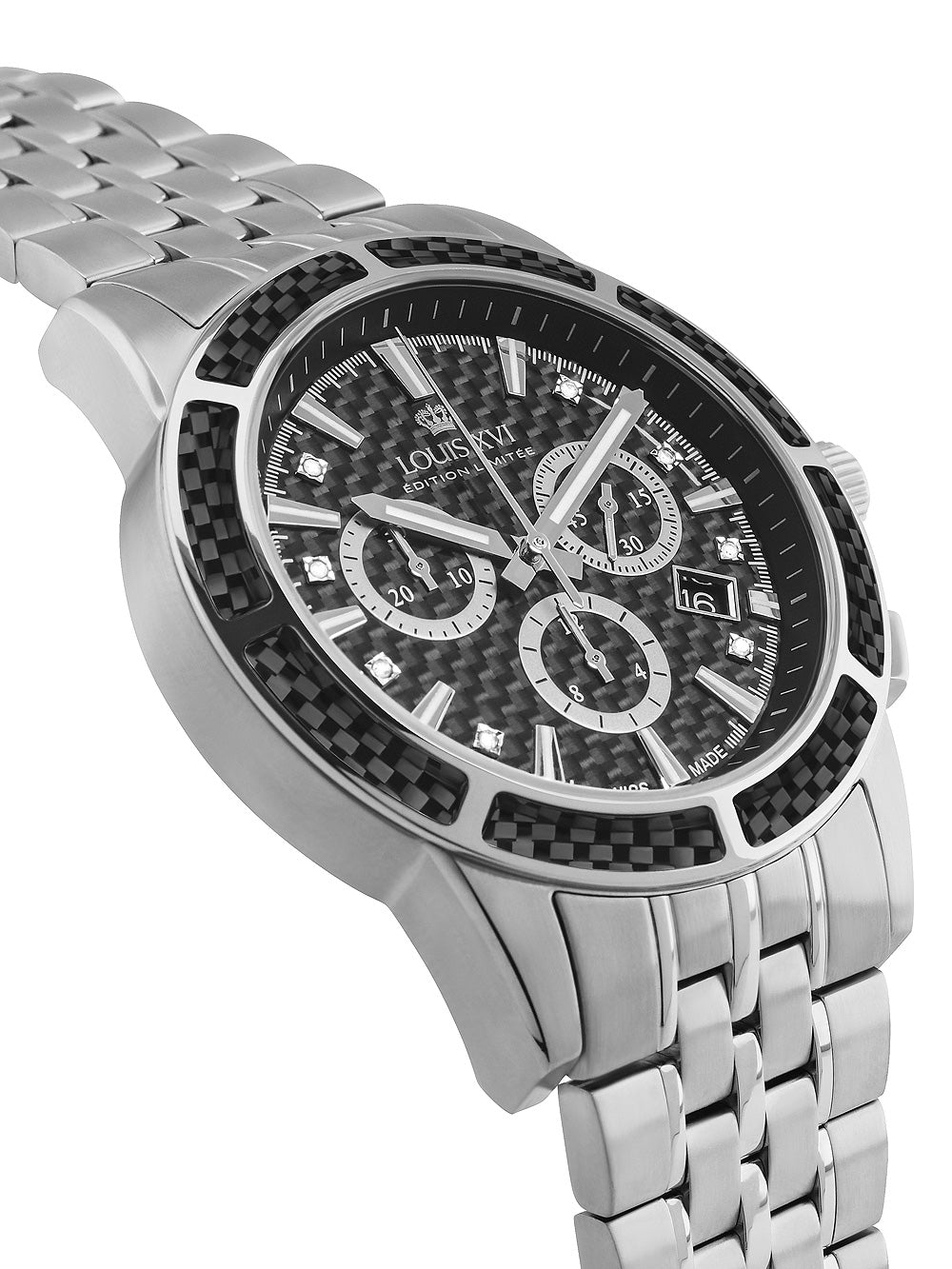 Louis XVI LXVI1101 Majeste Chronograph men's watch 43mm 5ATM