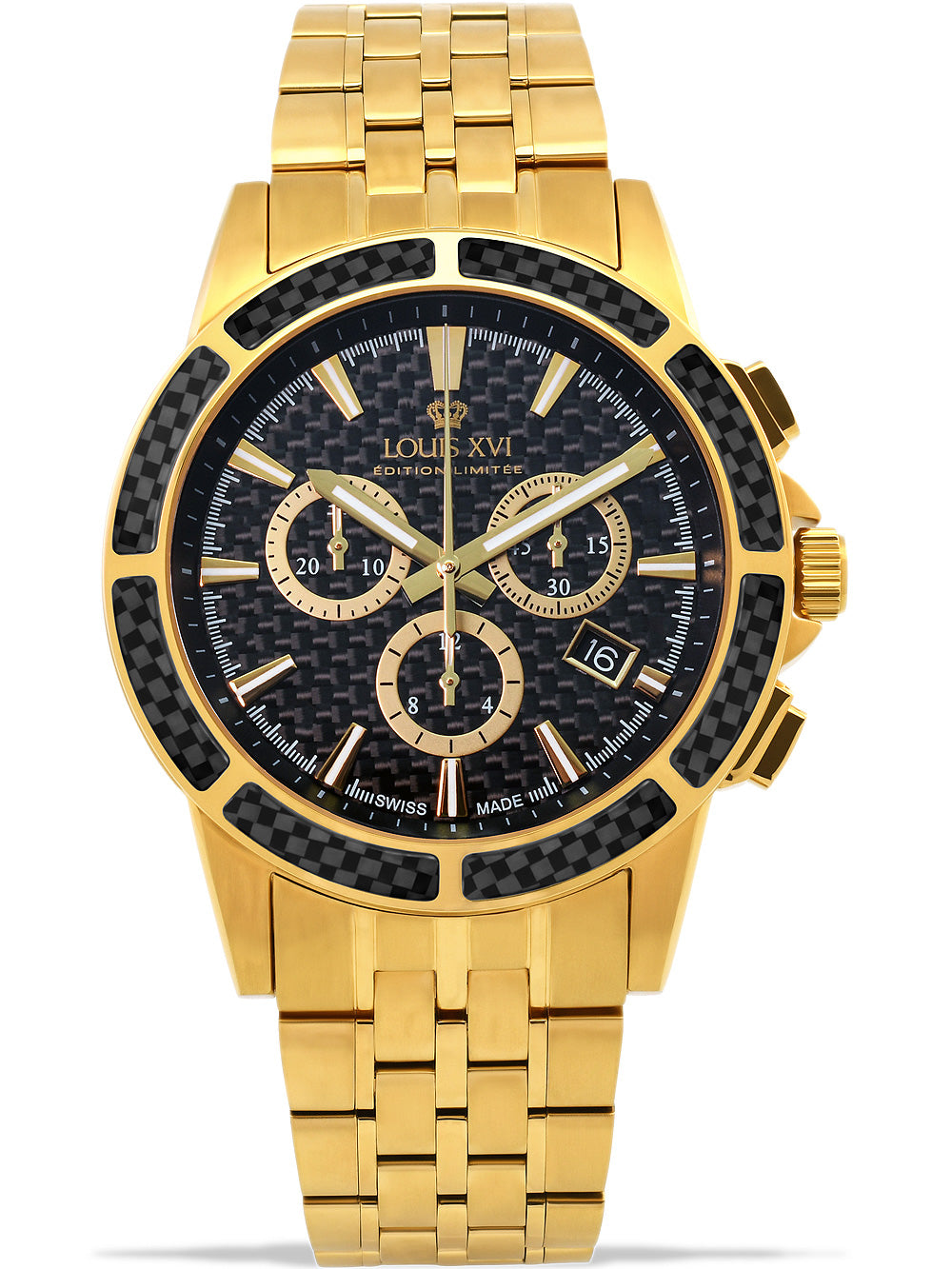 Louis XVI LXVI1102 Majest? Chronograph men's watch 43mm 5ATM