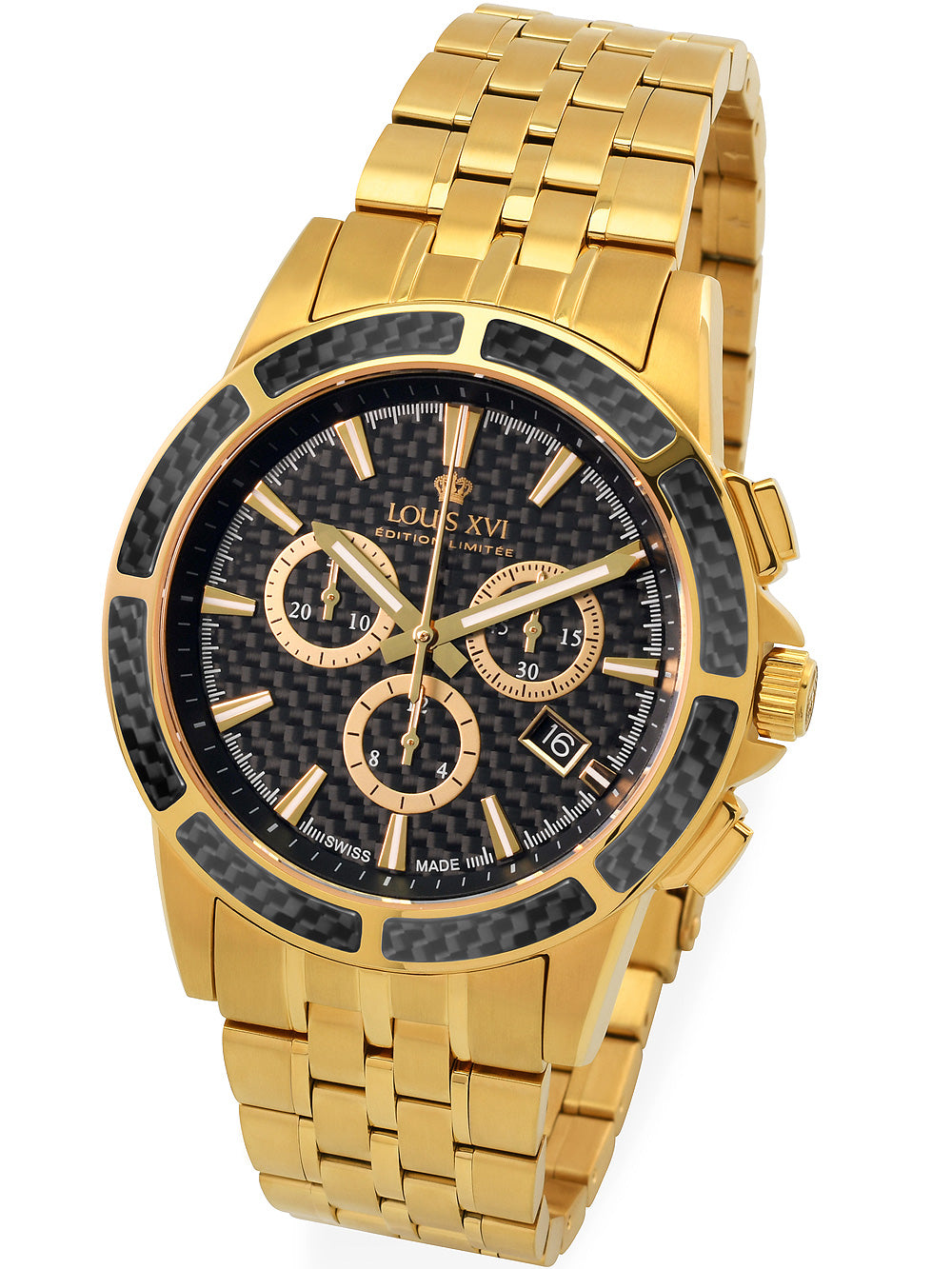 Louis XVI LXVI1102 Majest? Chronograph men's watch 43mm 5ATM
