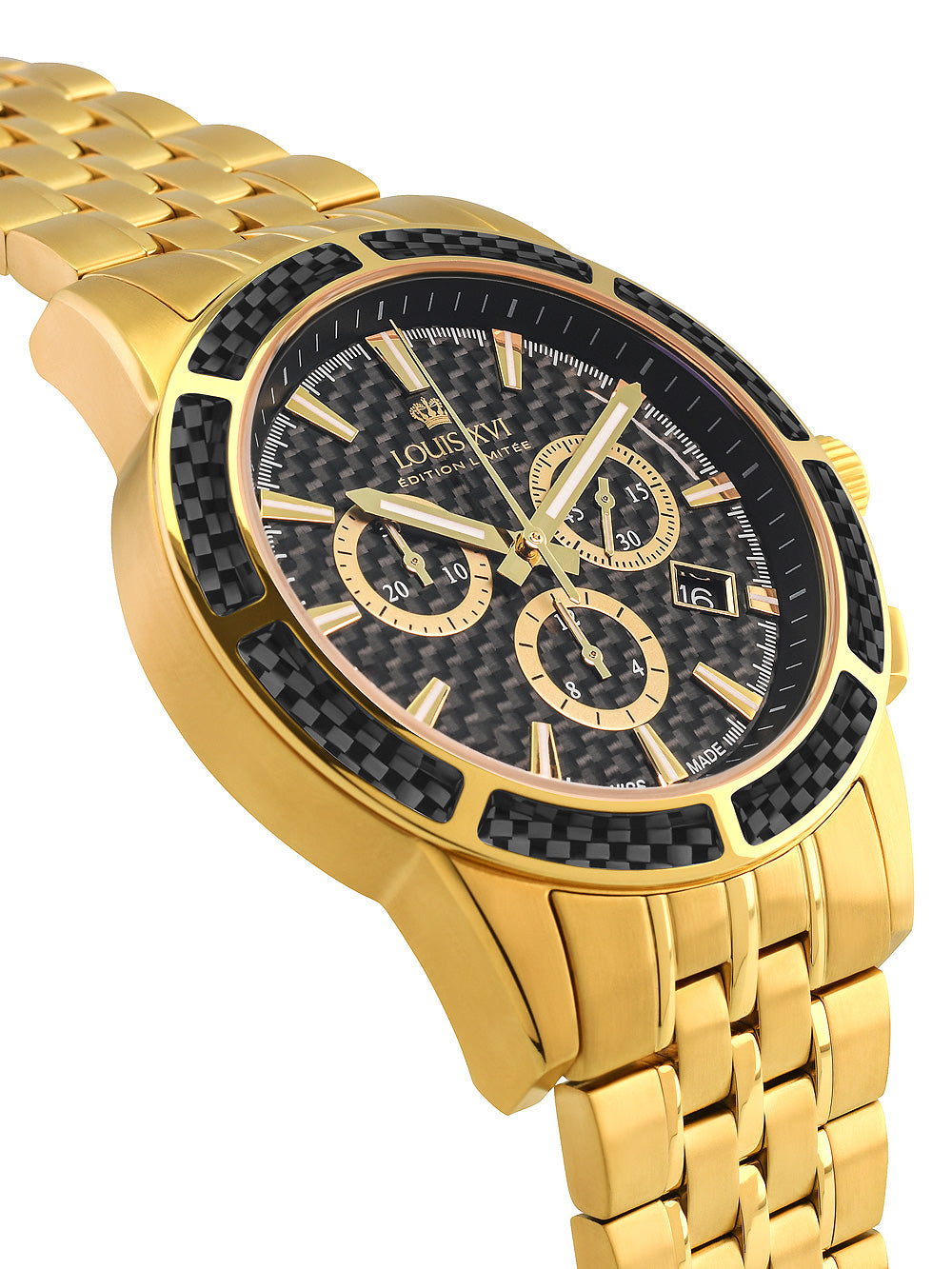 Louis XVI LXVI1102 Majest? Chronograph men's watch 43mm 5ATM