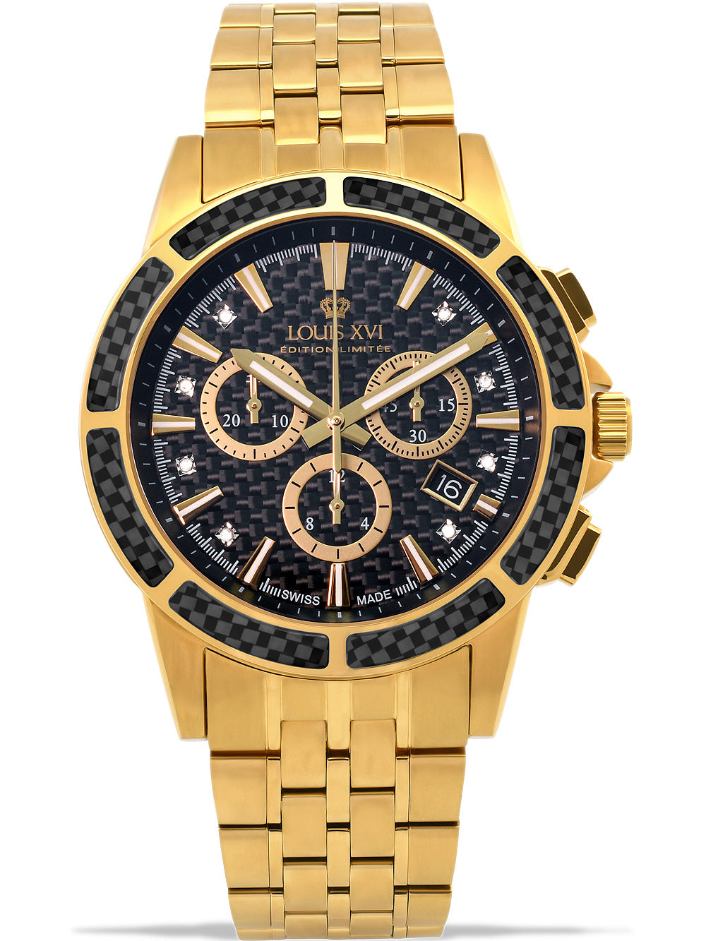 Louis XVI LXVI1103 Majeste Chronograph men's watch 43mm 5ATM