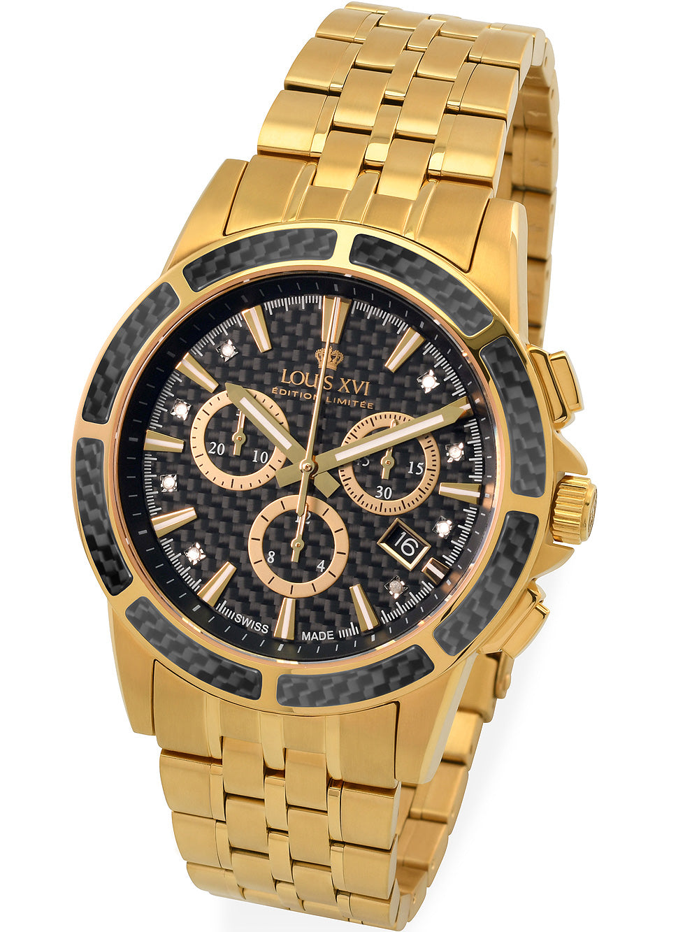 Louis XVI LXVI1103 Majeste Chronograph men's watch 43mm 5ATM