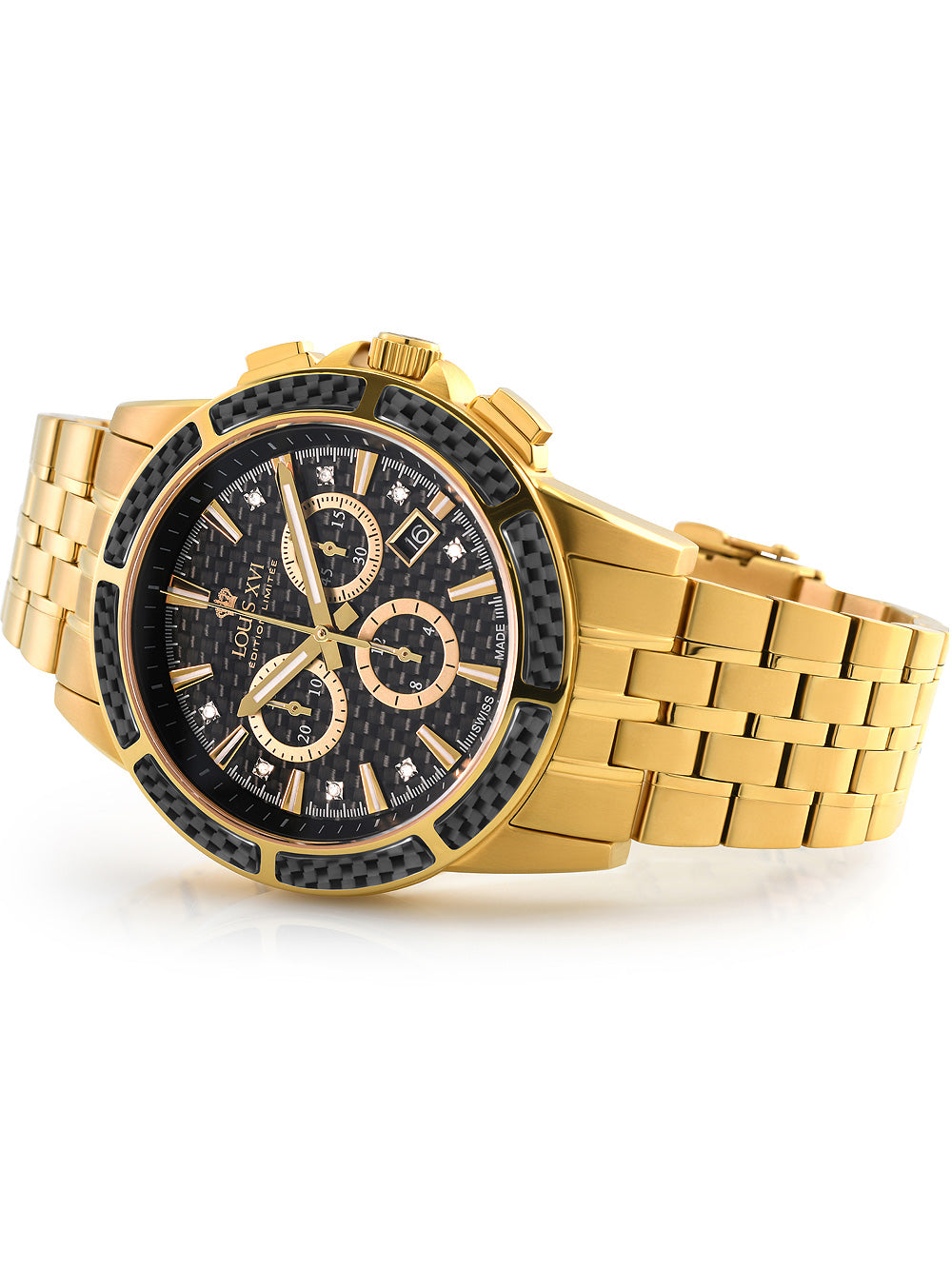 Louis XVI LXVI1103 Majeste Chronograph men's watch 43mm 5ATM
