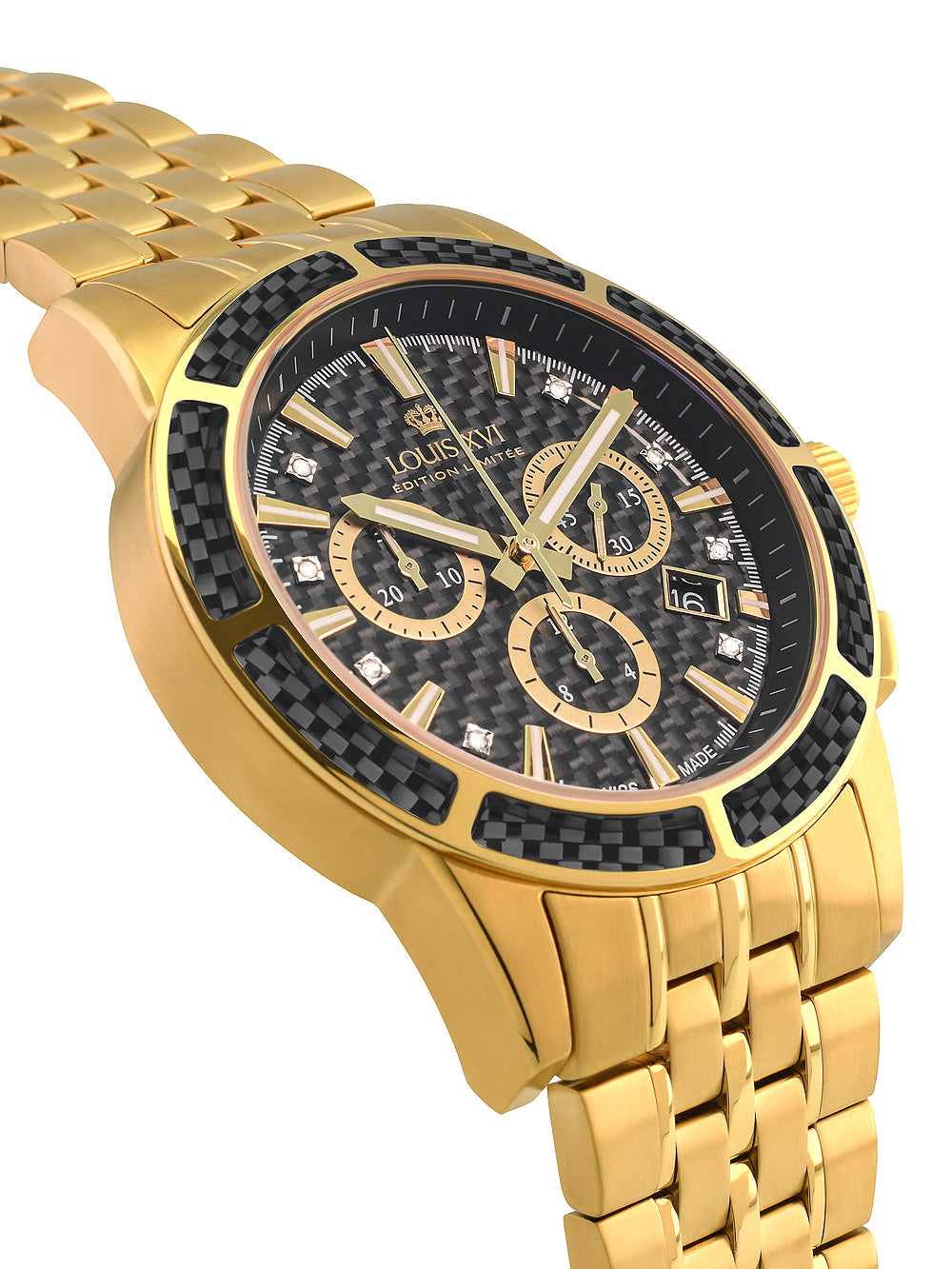 Louis XVI LXVI1103 Majeste Chronograph men's watch 43mm 5ATM