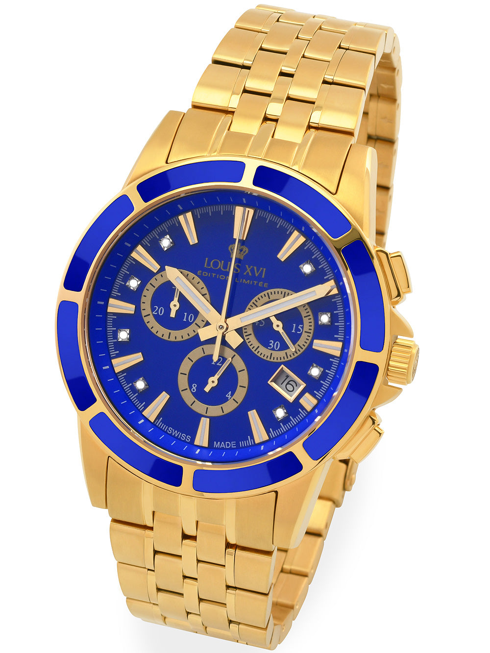 Louis XVI LXVI1105 Majest? Chronograph men's watch 43mm 5ATM