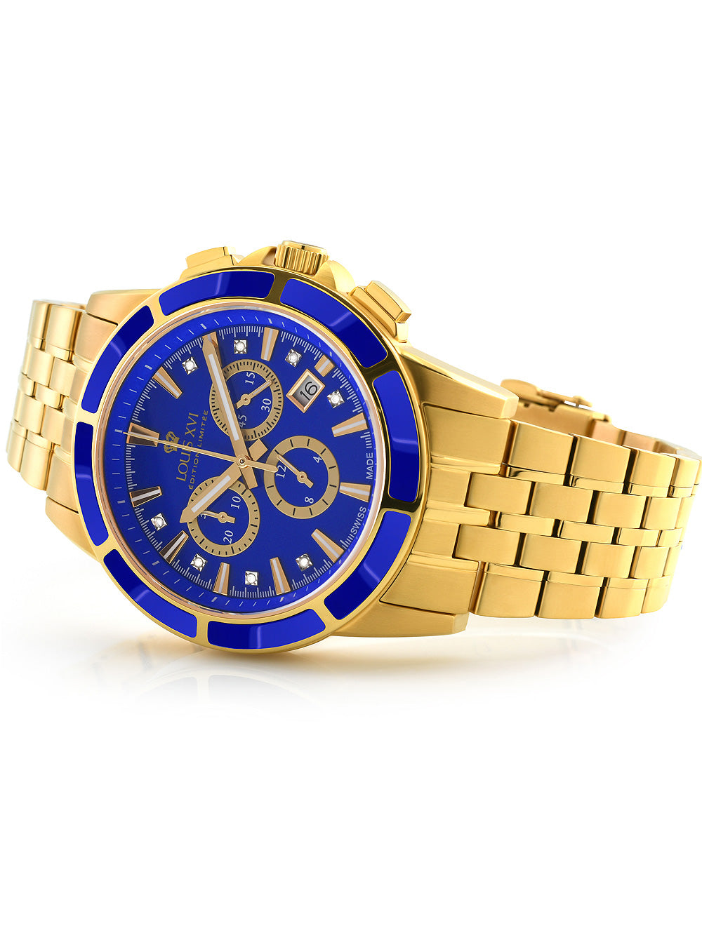 Louis XVI LXVI1105 Majest? Chronograph men's watch 43mm 5ATM