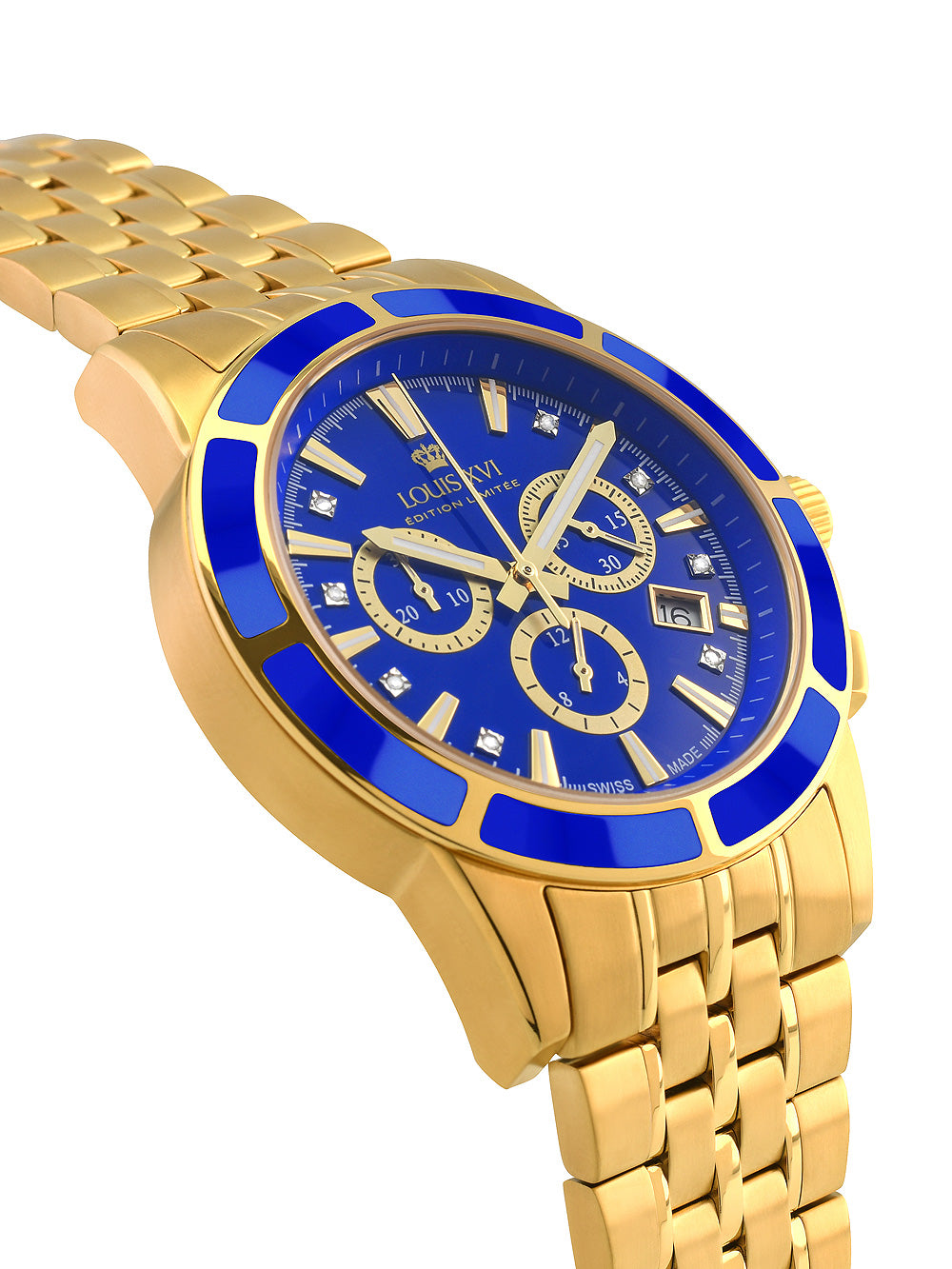 Louis XVI LXVI1105 Majest? Chronograph men's watch 43mm 5ATM