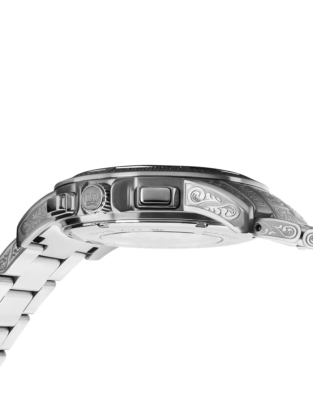 Louis XVI LXVI1127 Majeste Iced Out Chronograph men's watch 43mm 5ATM