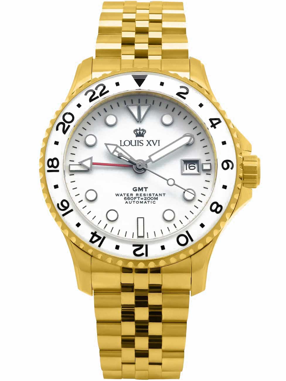Louis XVI LXVI1431 men's watch Mirabeau Automatic GMT 41mm 20ATM