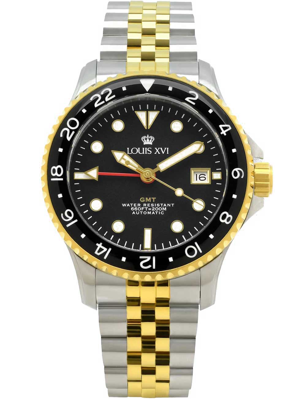 Louis XVI LXVI1432 men's watch Mirabeau Automatic GMT 41mm 20ATM