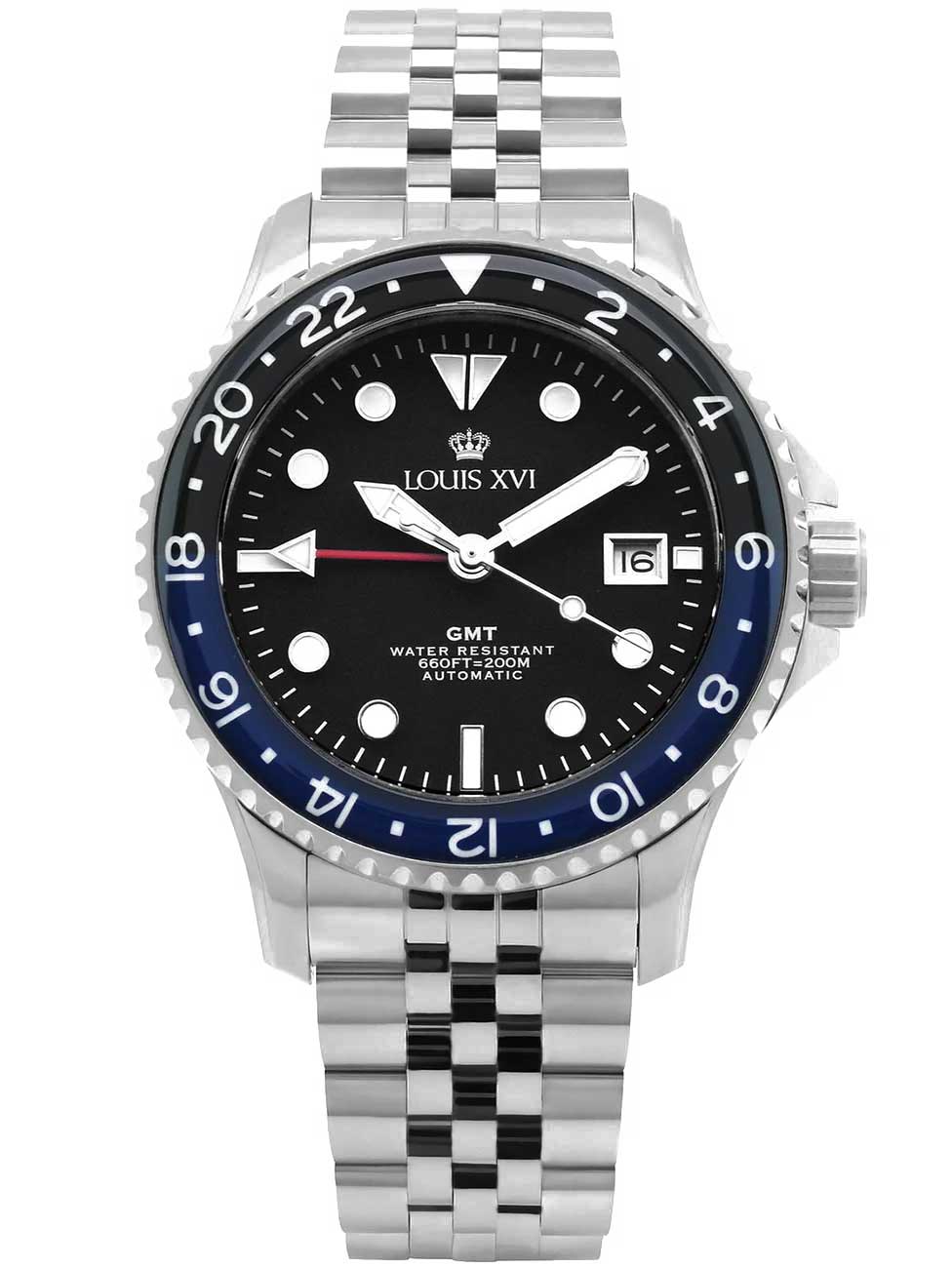 Louis XVI LXVI1433 men's watch Mirabeau Automatic GMT 41mm 20ATM