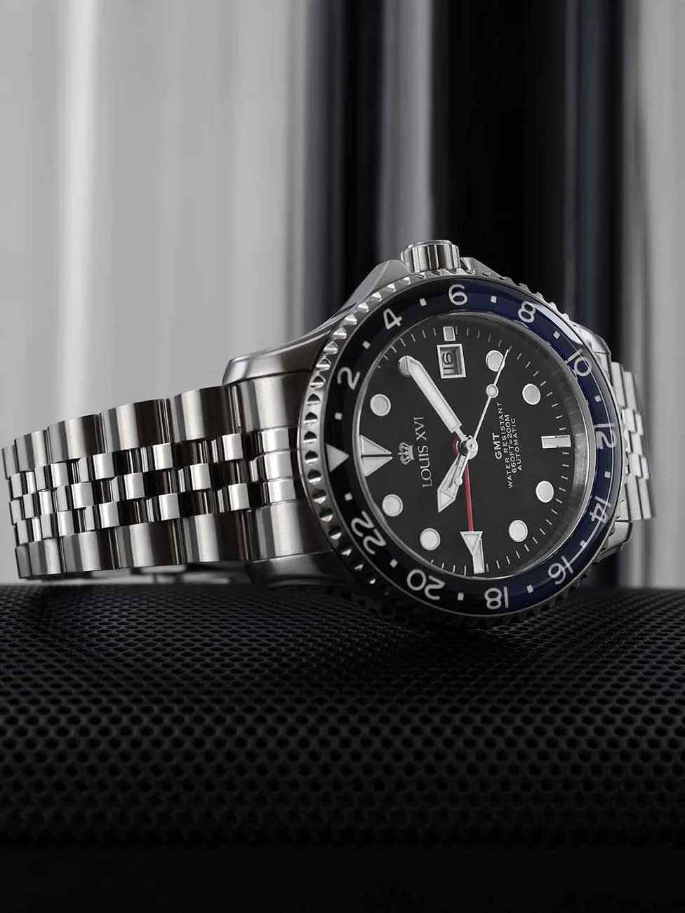 Louis XVI LXVI1433 men's watch Mirabeau Automatic GMT 41mm 20ATM