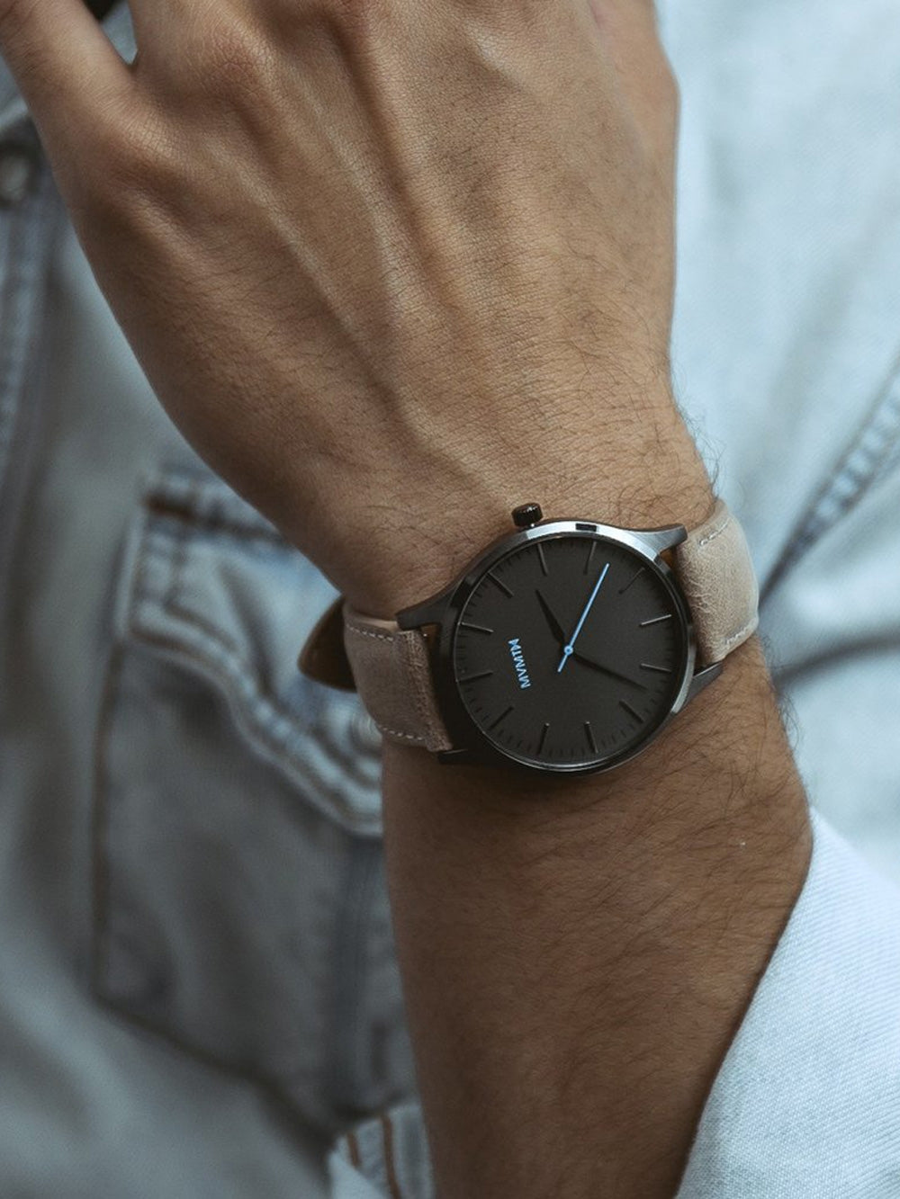 MVMT MT01-GML 40 Series Gunmetal Sandstone men's watch 40mm 3ATM
