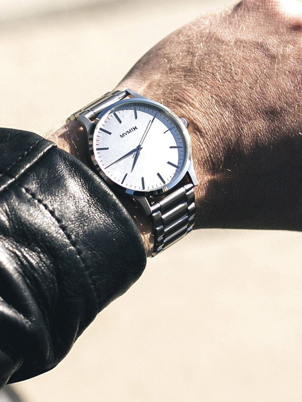 MVMT MT01-S 40 Series Silver men's watch 40mm 3ATM