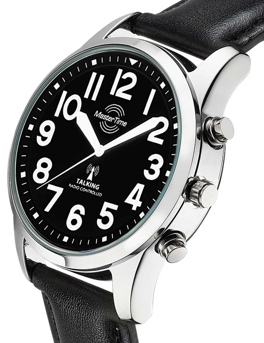 Master Time MTGA-10868-22L Men's Watch Talking Radio Controlled Watch 43mm