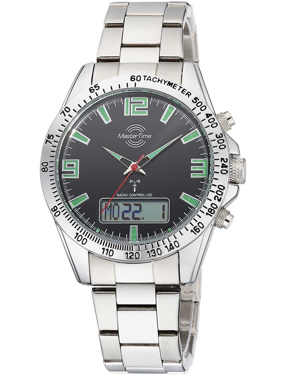 Master Time MTGA-10874-22M men's watch Sporty Big Date Chronograph 42mm 5ATM