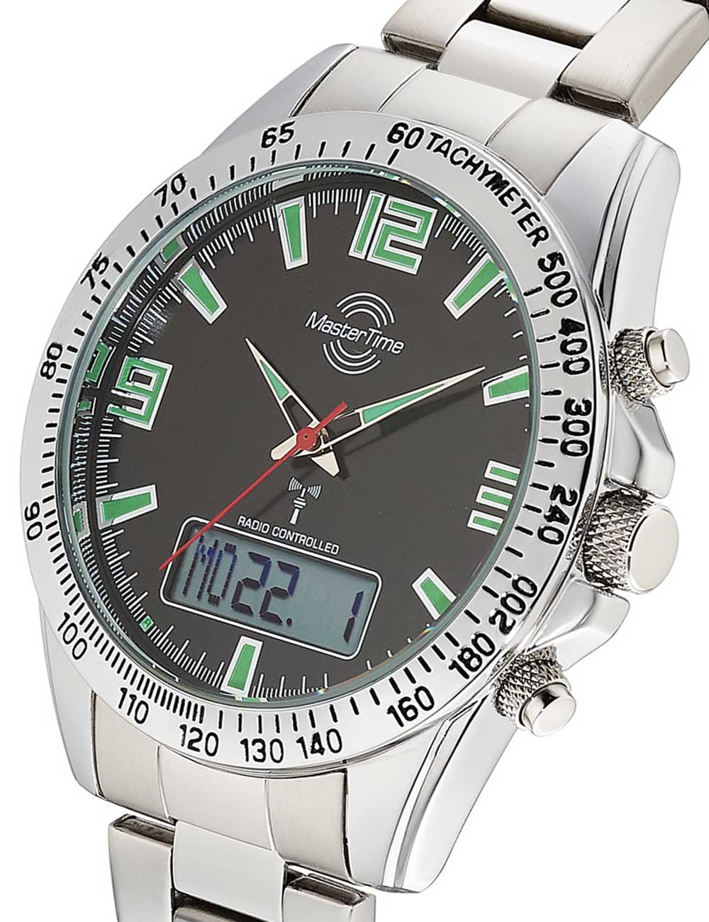 Master Time MTGA-10874-22M men's watch Sporty Big Date Chronograph 42mm 5ATM
