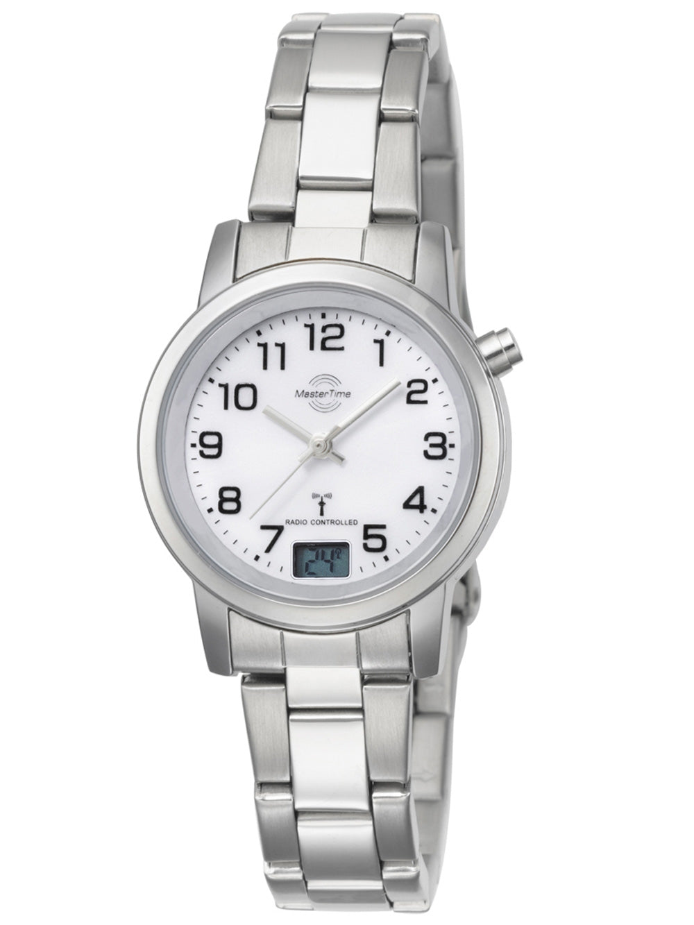 Master Time MTLA-10301-12M Radio Controlled Basic Series women's watch 34mm 3ATM