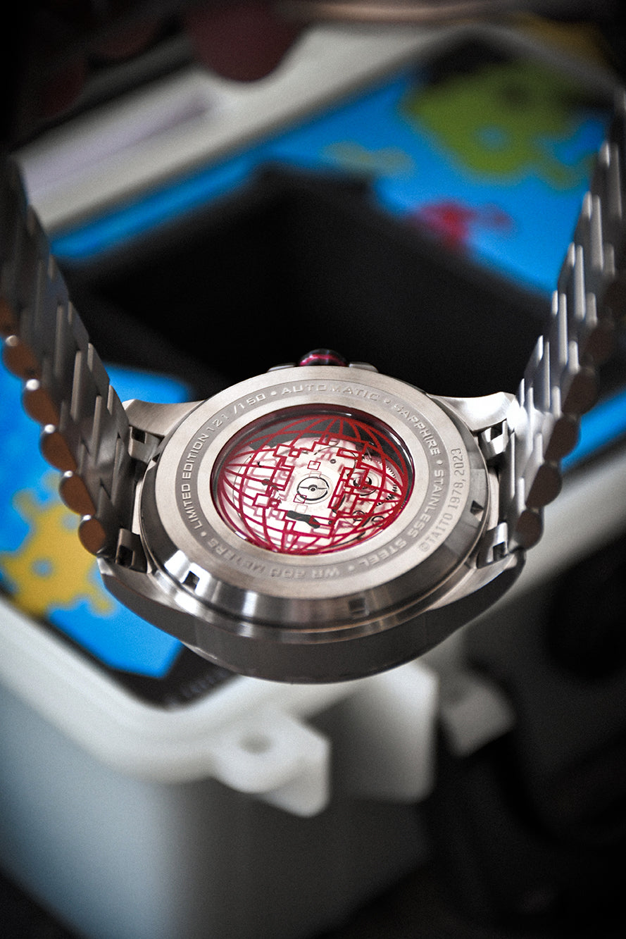 Nubeo NB-6082-SI-11 men's watch Quasar Automatic Limited 48mm 20ATM