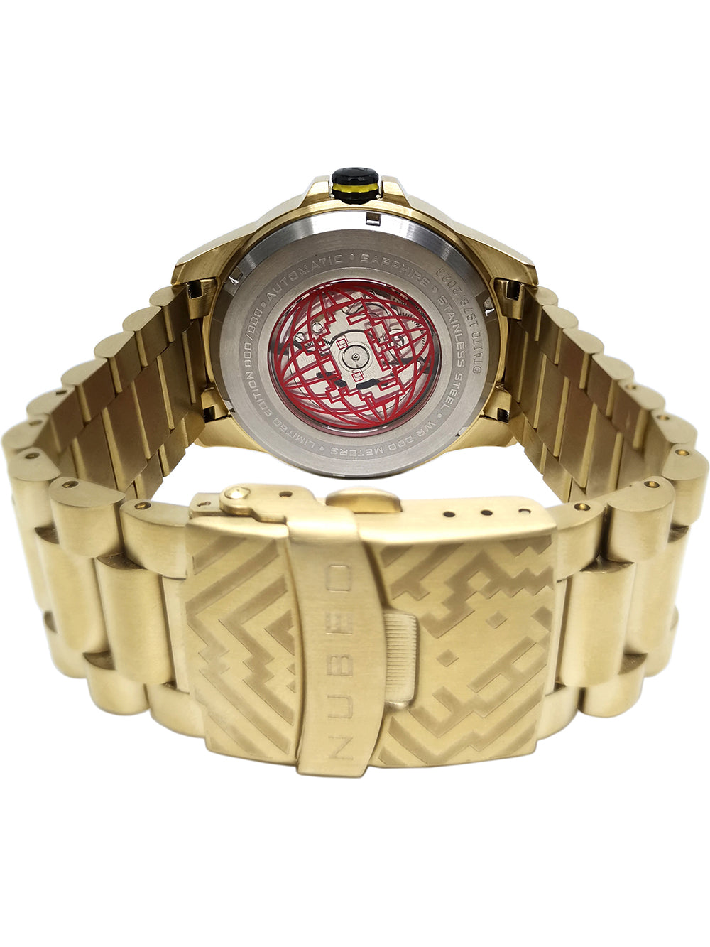 Nubeo NB-6082-SI-33 men's watch Quasar Automatic Limited 48mm 20ATM