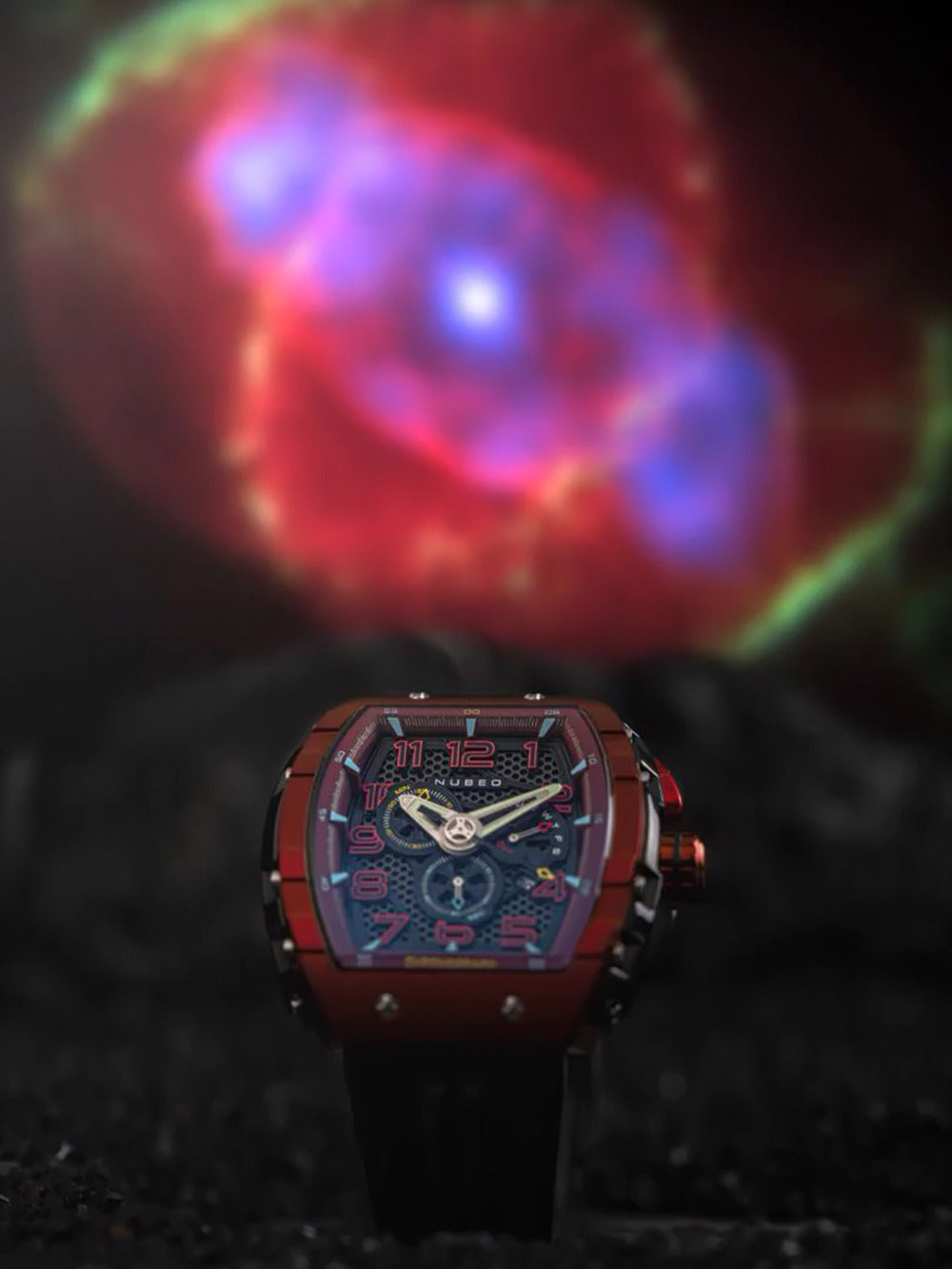 Nubeo NB-6088-03 men's watch Magellan Retrograde Chronograph 49mm 5ATM