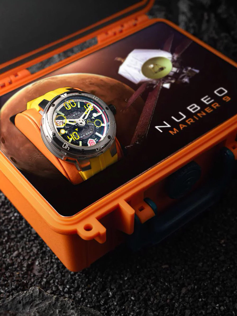 Nubeo NB-6090-11 men's watch Mariner 9 Automatic Limited Edition 50mm 5ATM