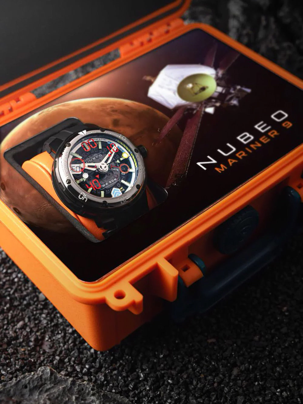 Nubeo NB-6090-22 men's watch Mariner 9 Automatic Limited Edition 50mm 5ATM