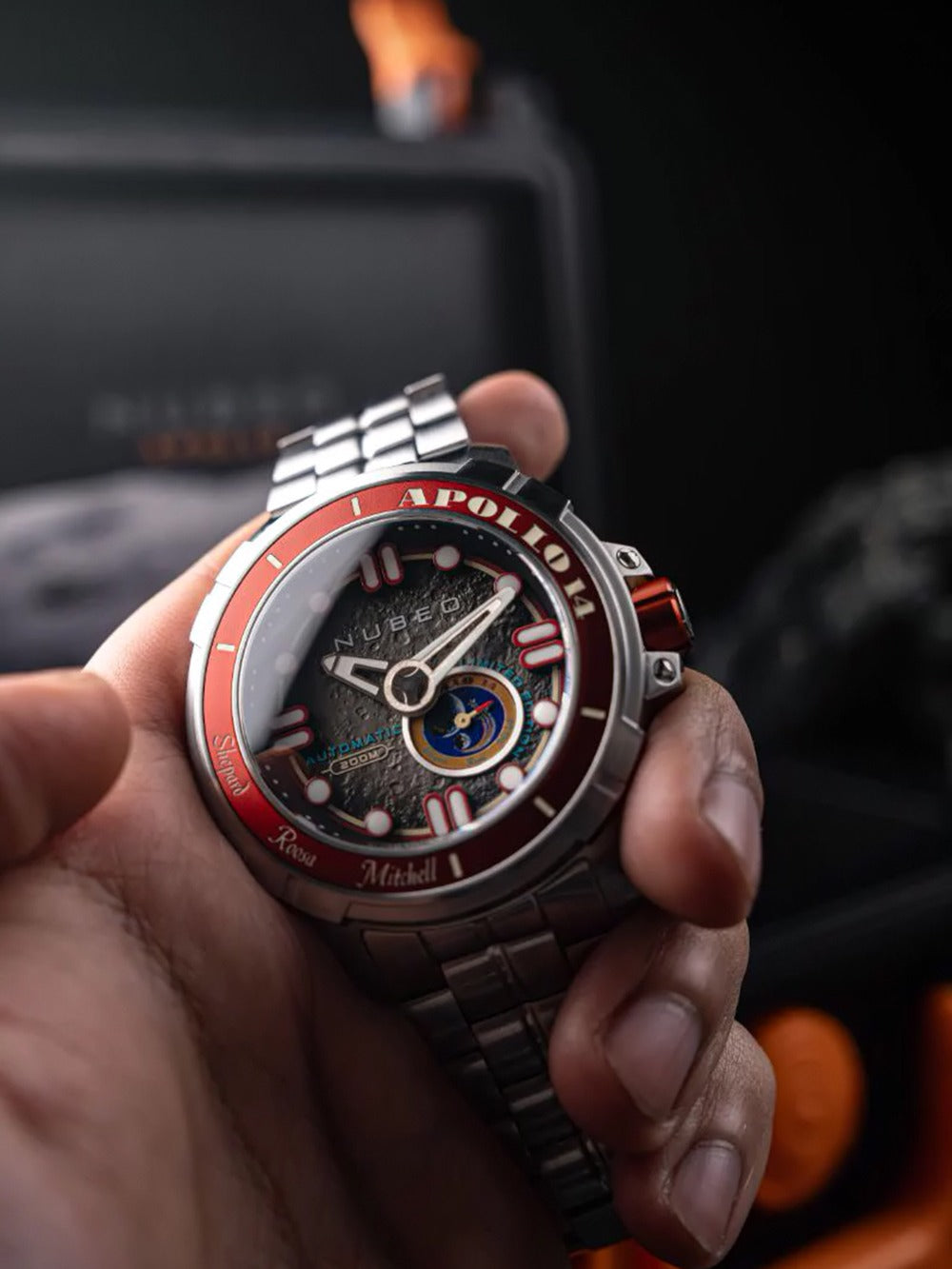 Nubeo NB-6093-22 men's watch Apollo 55th Automatic Limited Edition 48mm 20ATM