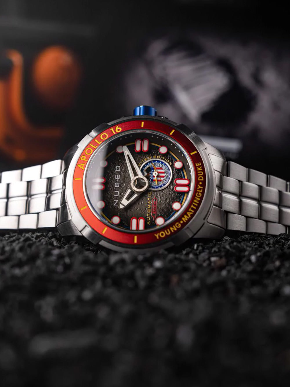 Nubeo NB-6093-33 men's watch Apollo 55th Automatic Limited Edition 48mm 20ATM