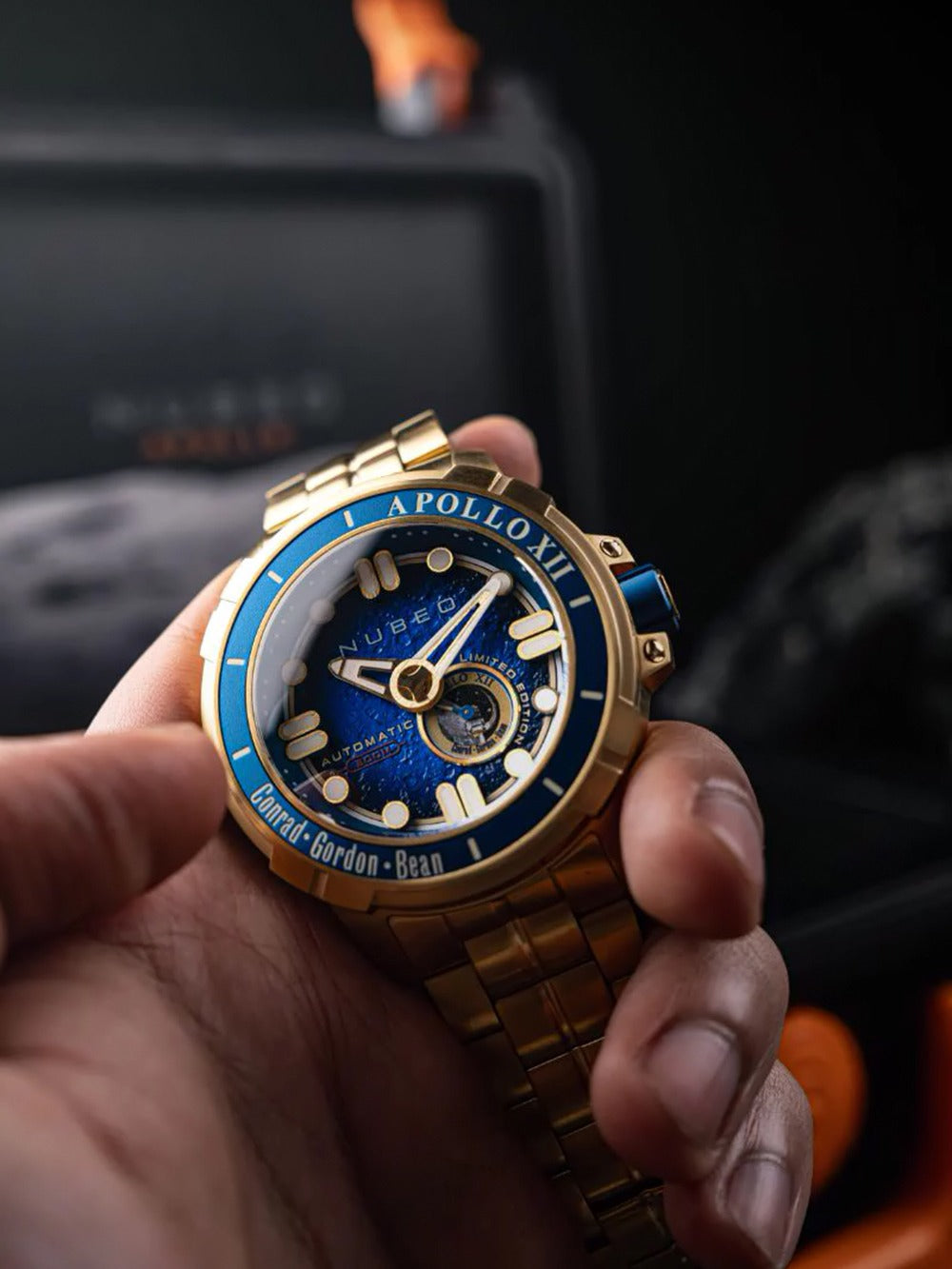 Nubeo NB-6093-44 men's watch Apollo 55th Automatic Limited Edition 48mm 20ATM