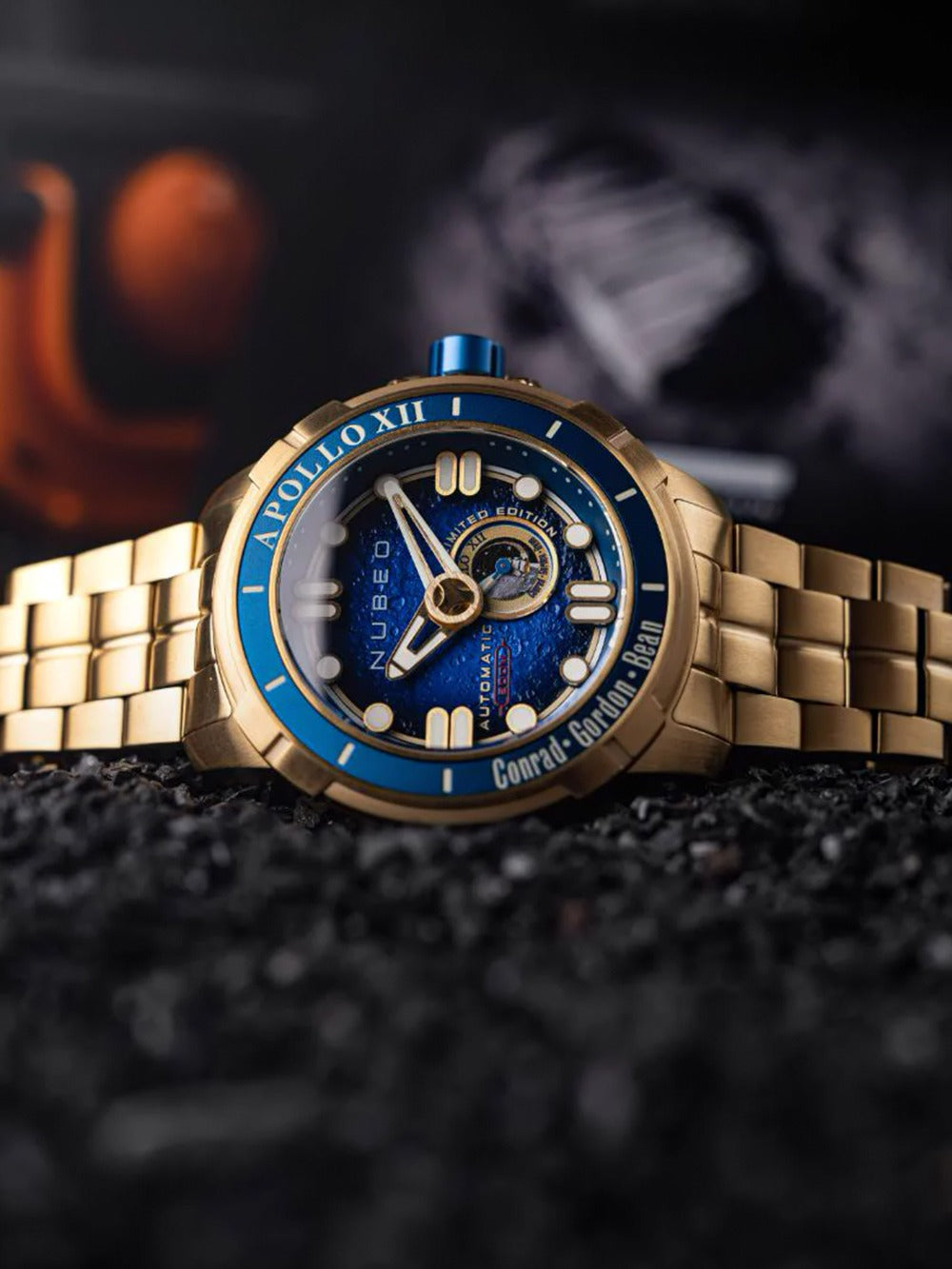 Nubeo NB-6093-44 men's watch Apollo 55th Automatic Limited Edition 48mm 20ATM