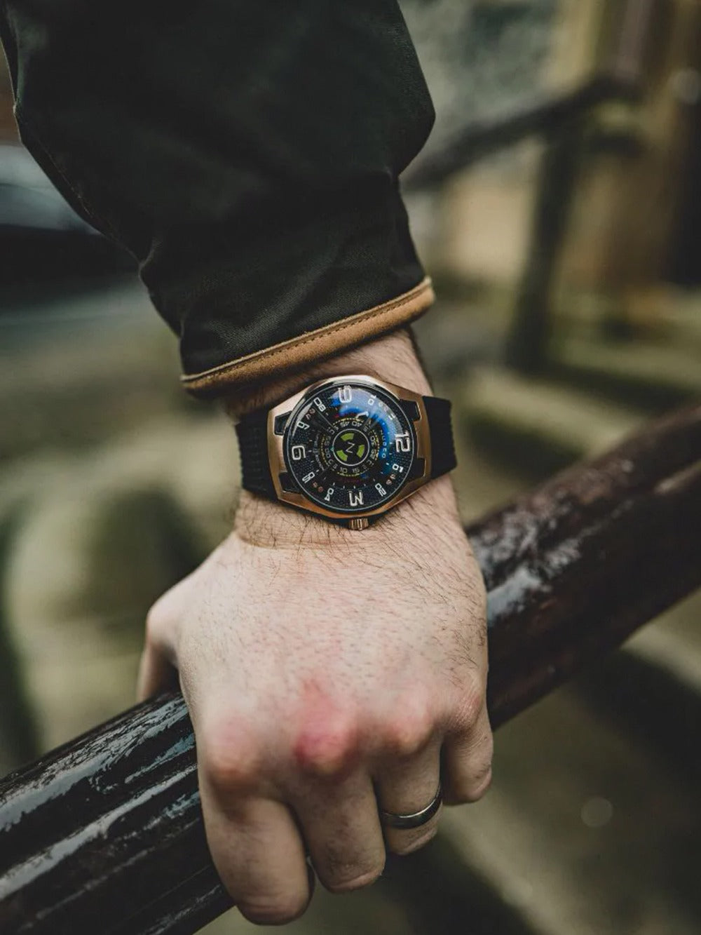 Nubeo NB-6094-01 men's watch OAO Automatic Limited Edition 44mm 5ATM