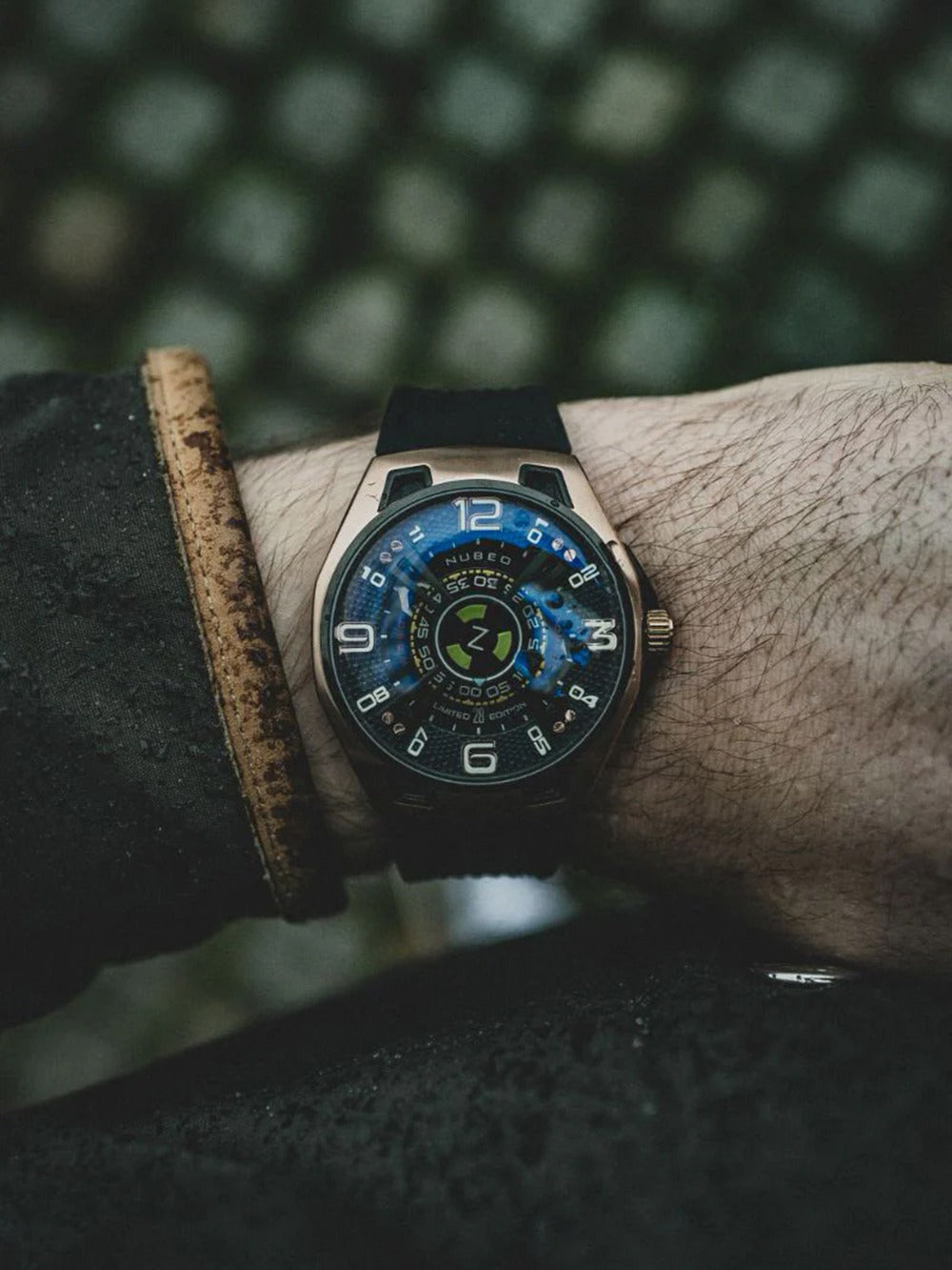 Nubeo NB-6094-01 men's watch OAO Automatic Limited Edition 44mm 5ATM