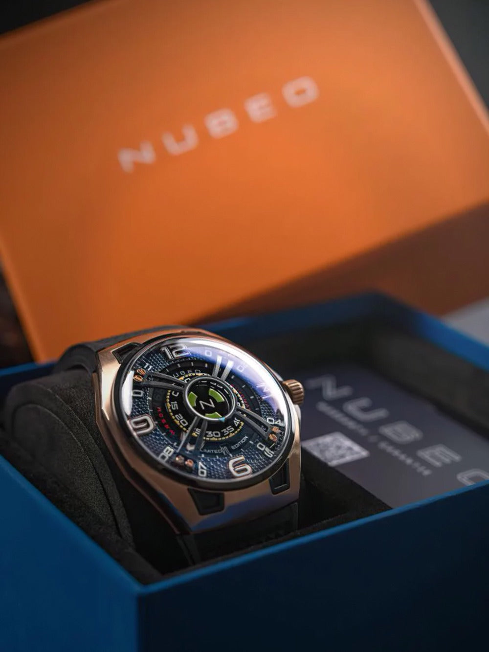 Nubeo NB-6094-01 men's watch OAO Automatic Limited Edition 44mm 5ATM