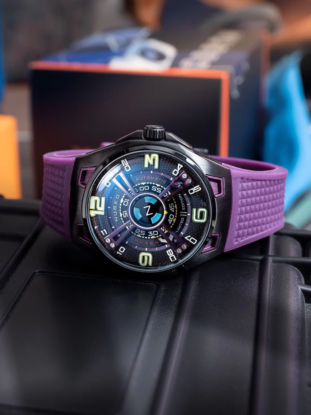 Nubeo NB-6094-05 men's watch OAO Automatic Limited Edition 44mm 5ATM