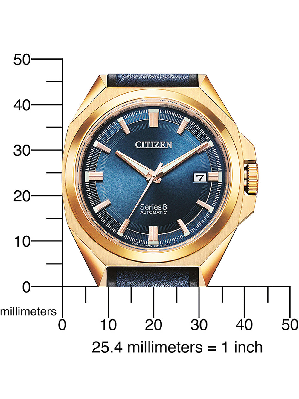 Citizen NB6012-18L Series 8 Automatic men's watch 40mm 10ATM