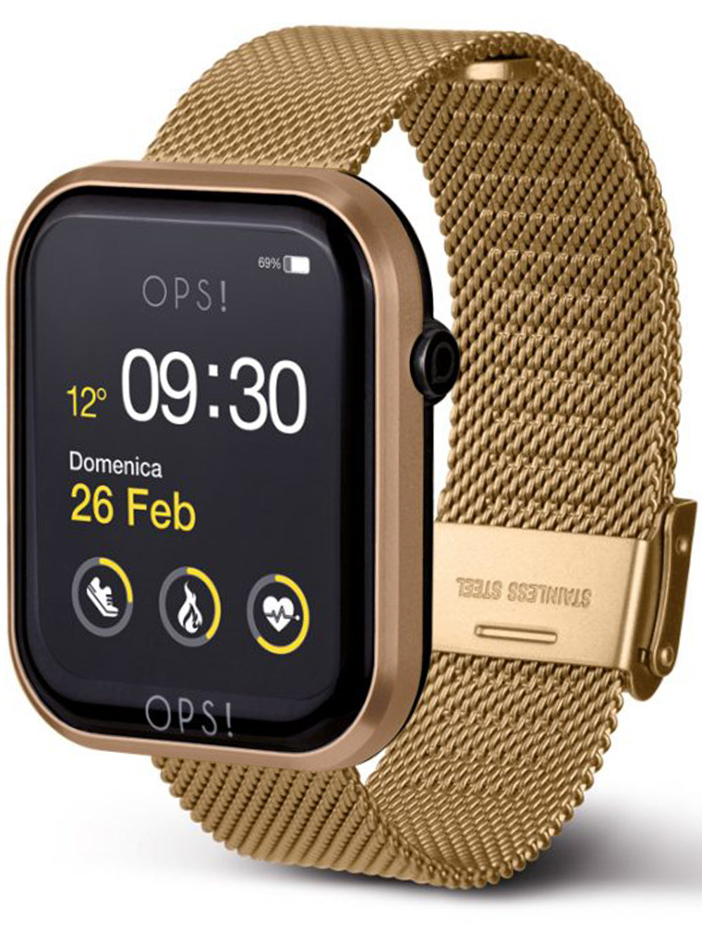 OPS!SMART OPSSW-16 Call Unisex Smartwatch 38mm