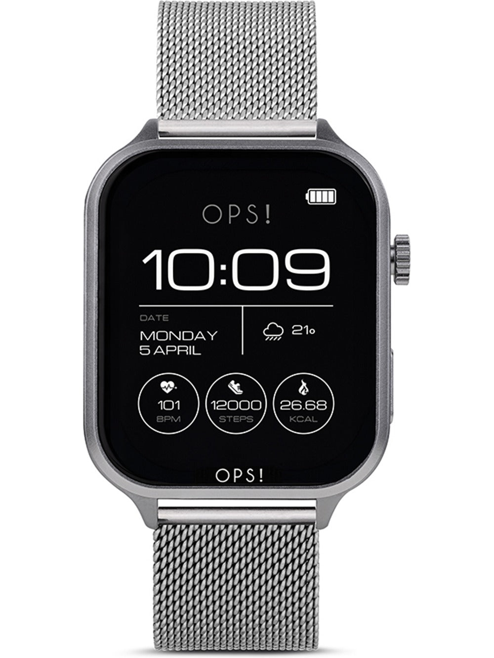 OPS!SMART OPSSW-44 Call Max Amoled unisex Smart watch 41.5 mm
