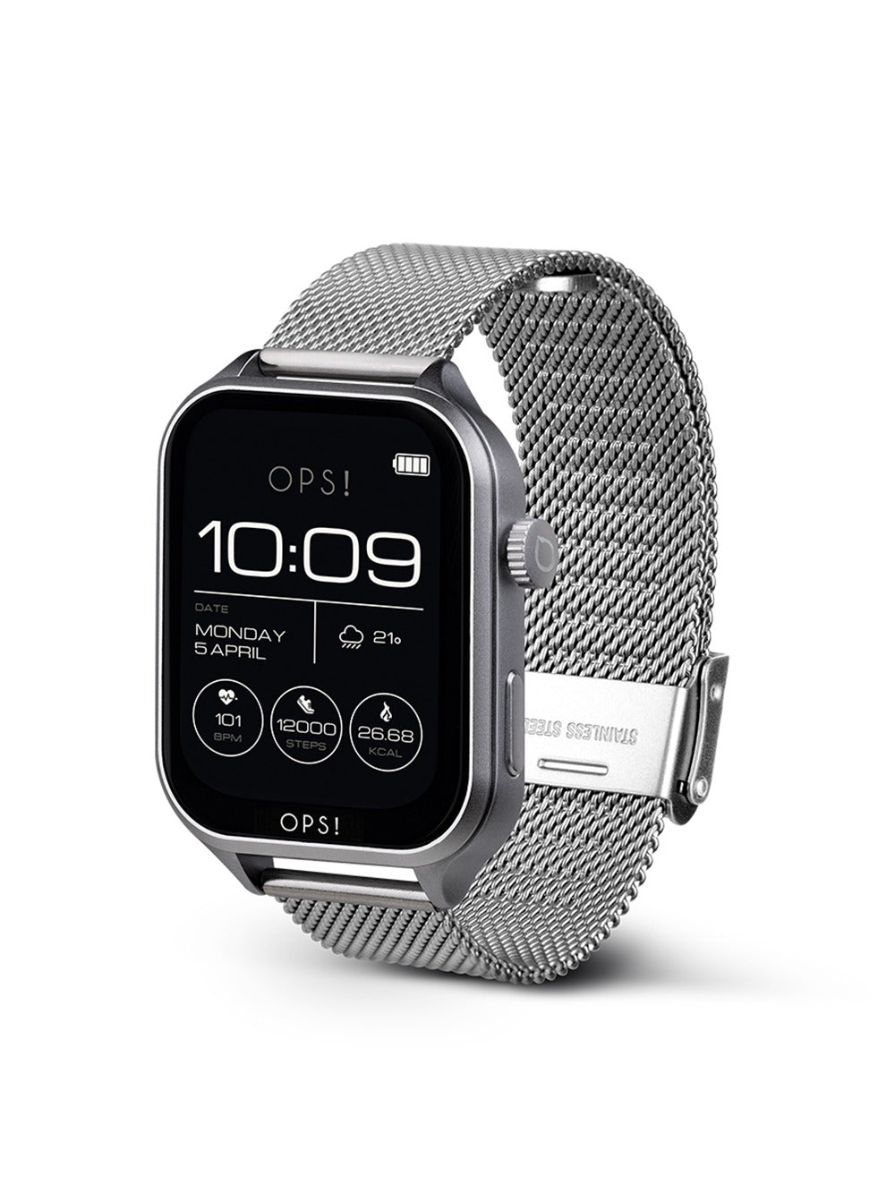 OPS!SMART OPSSW-44 Call Max Amoled unisex Smart watch 41.5 mm