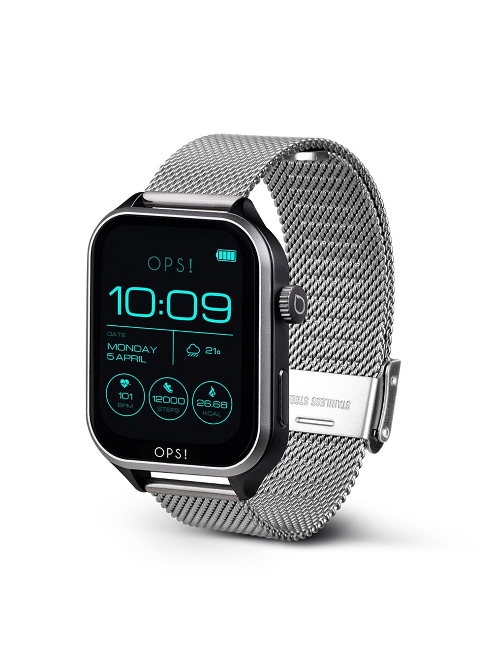 OPS!SMART OPSSW-45 Call Max Amoled unisex Smart watch 41.5 mm