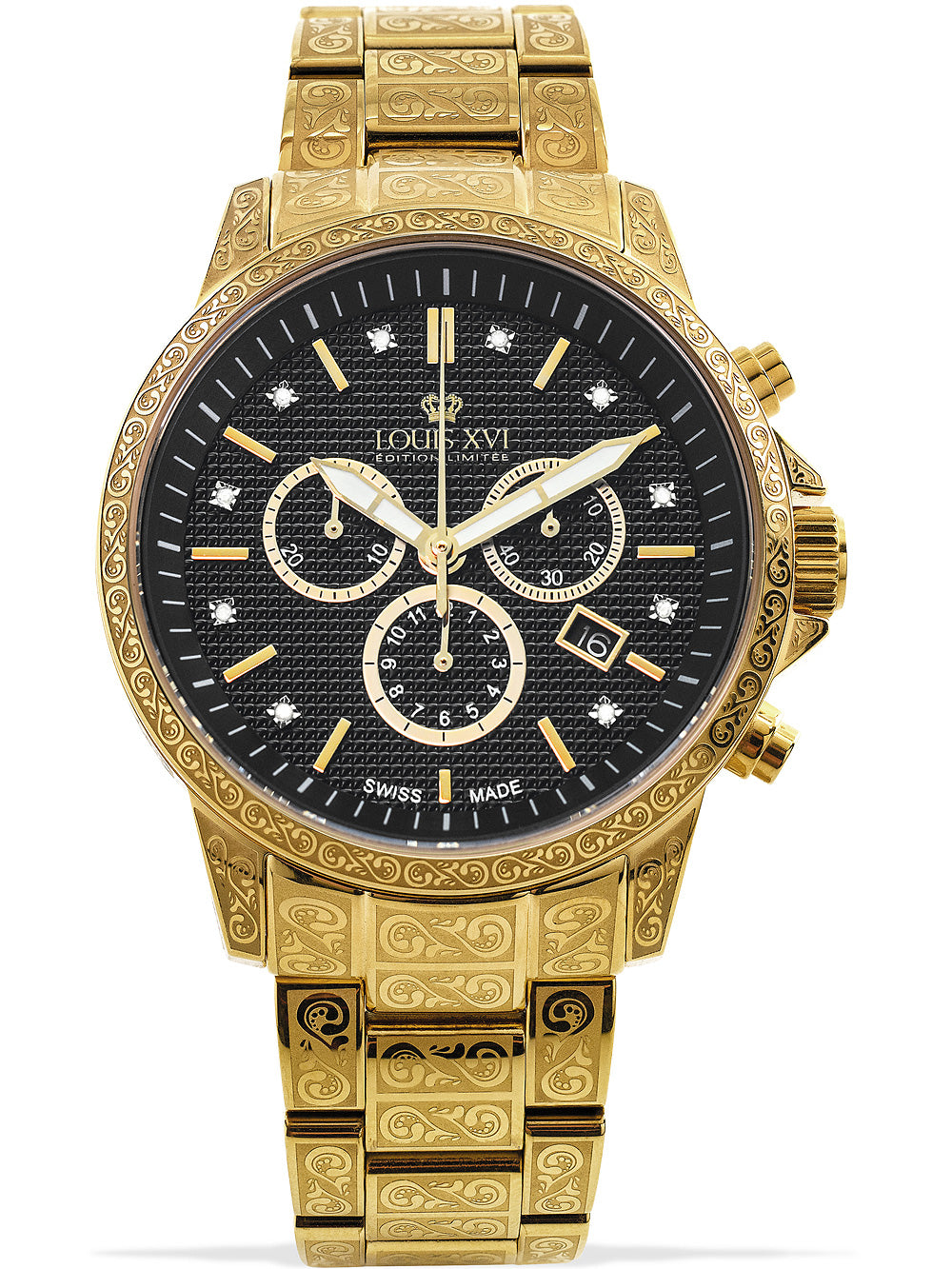 Louis XVI LXVI1085 Palais Royale Chronograph men's watch 43mm 5ATM